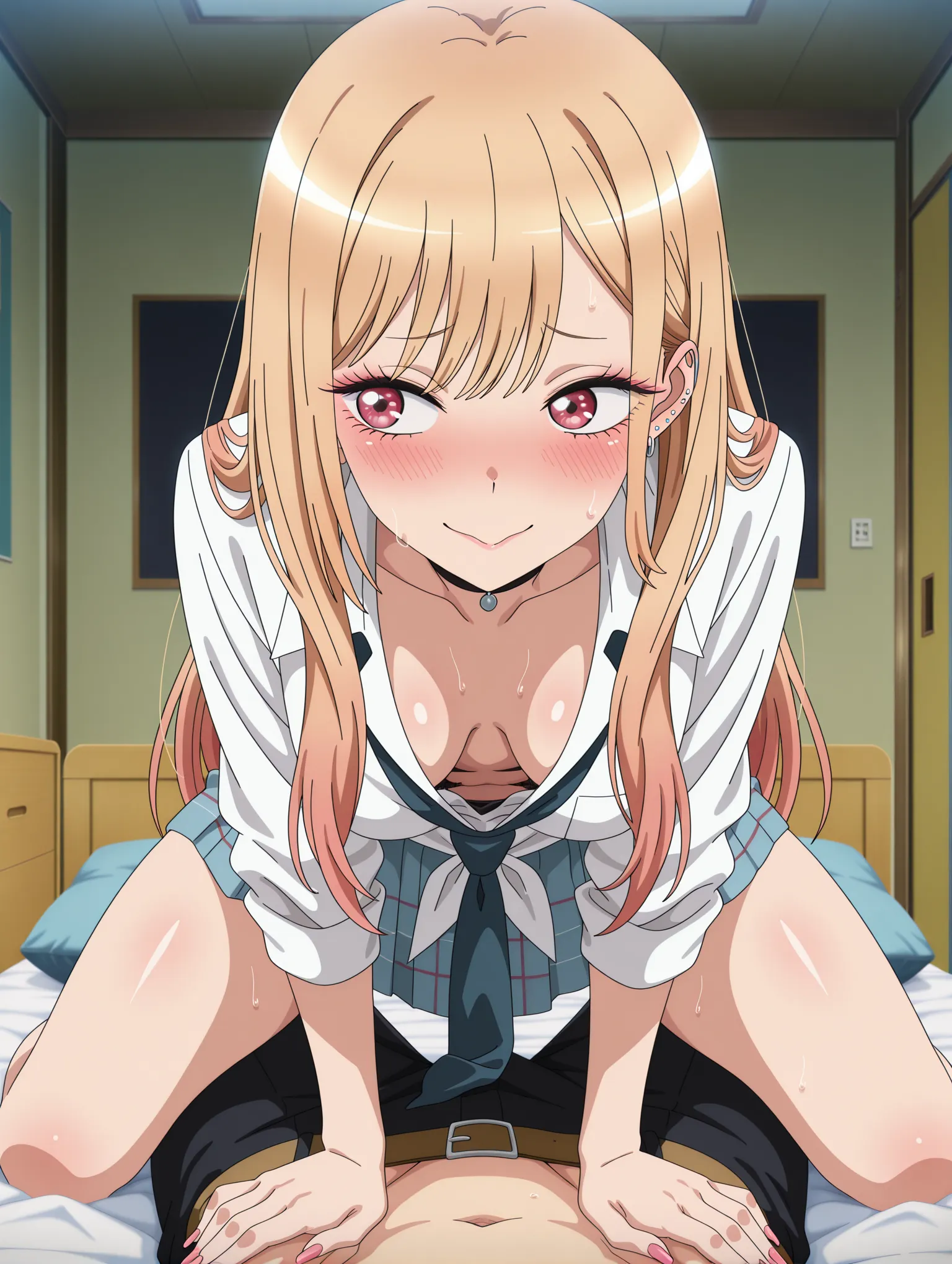 胸チラ