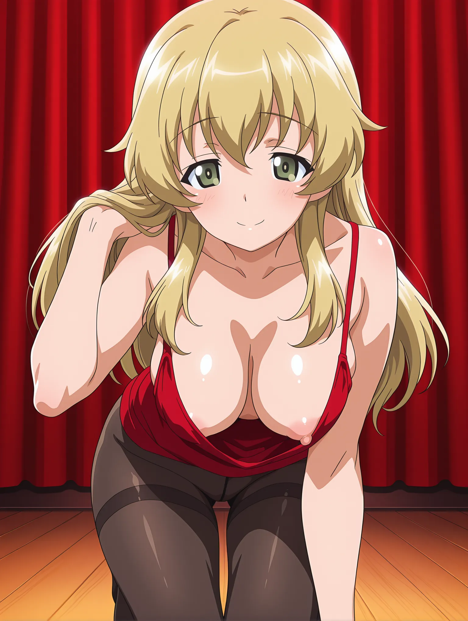 胸チラ