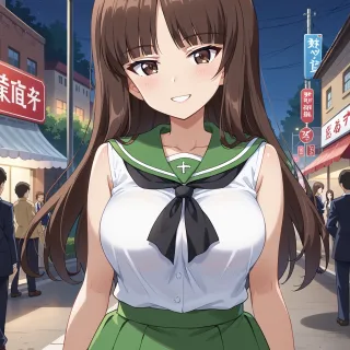 谷間