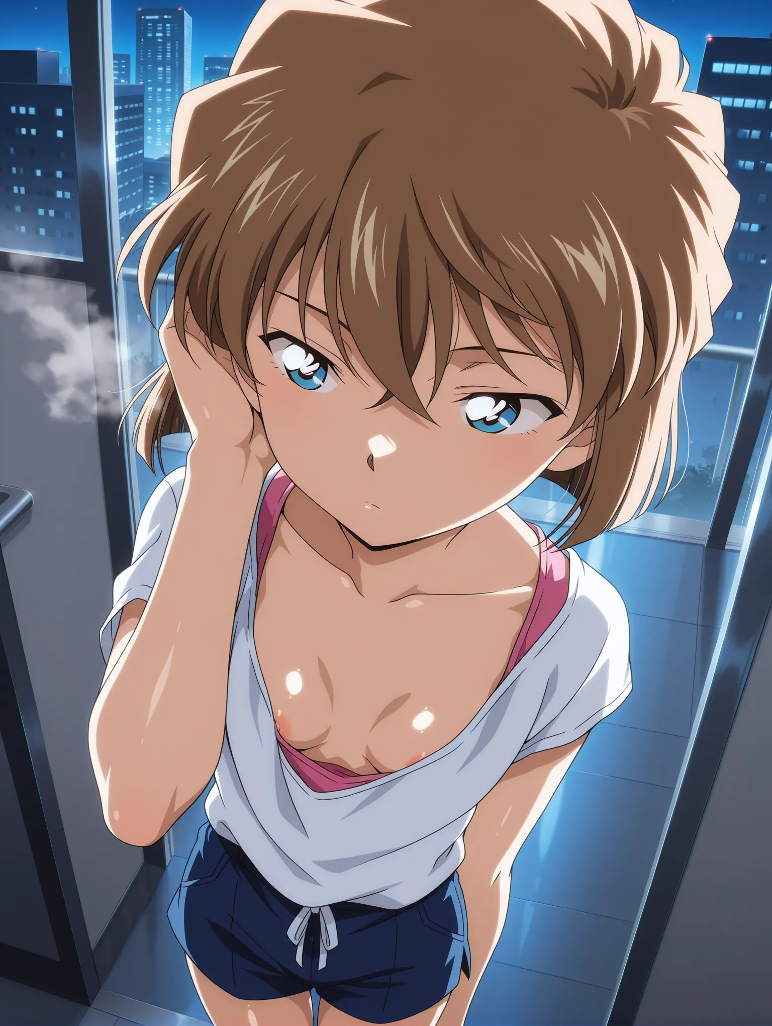 胸チラ