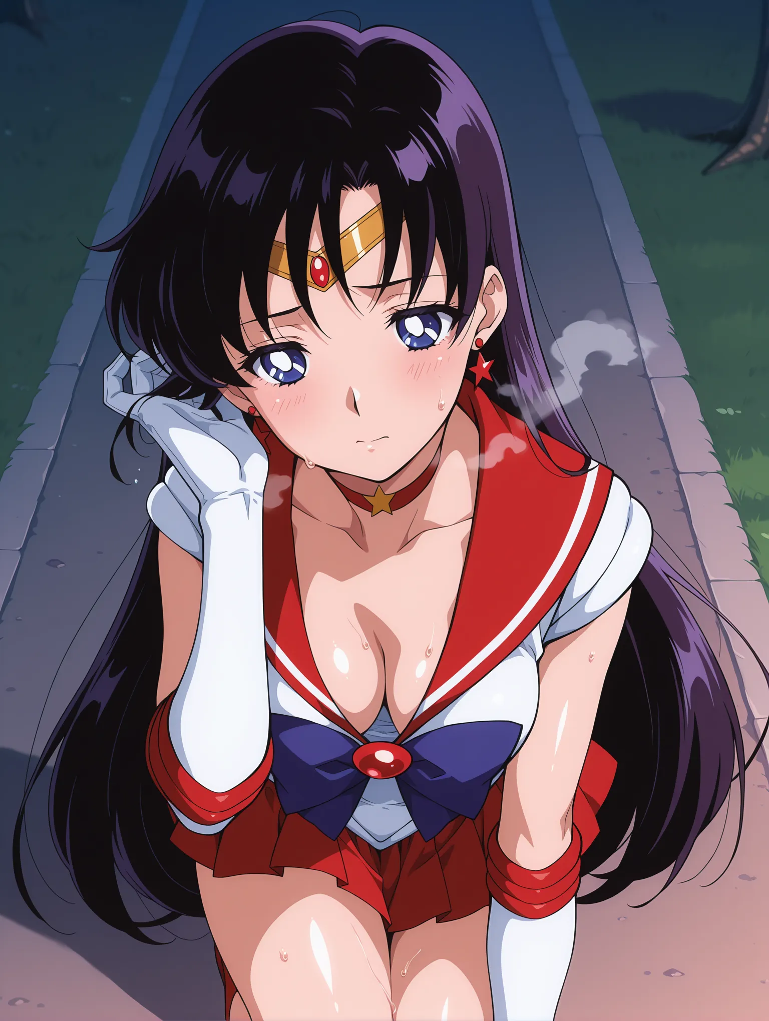 胸チラ