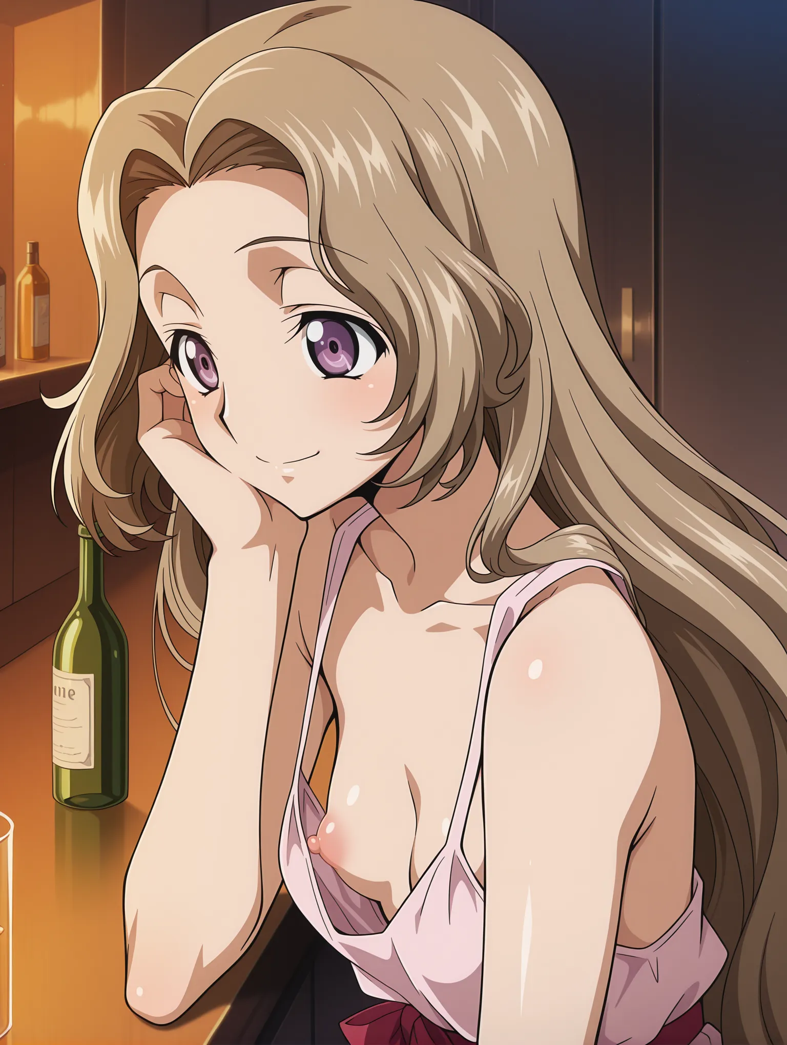 胸チラ