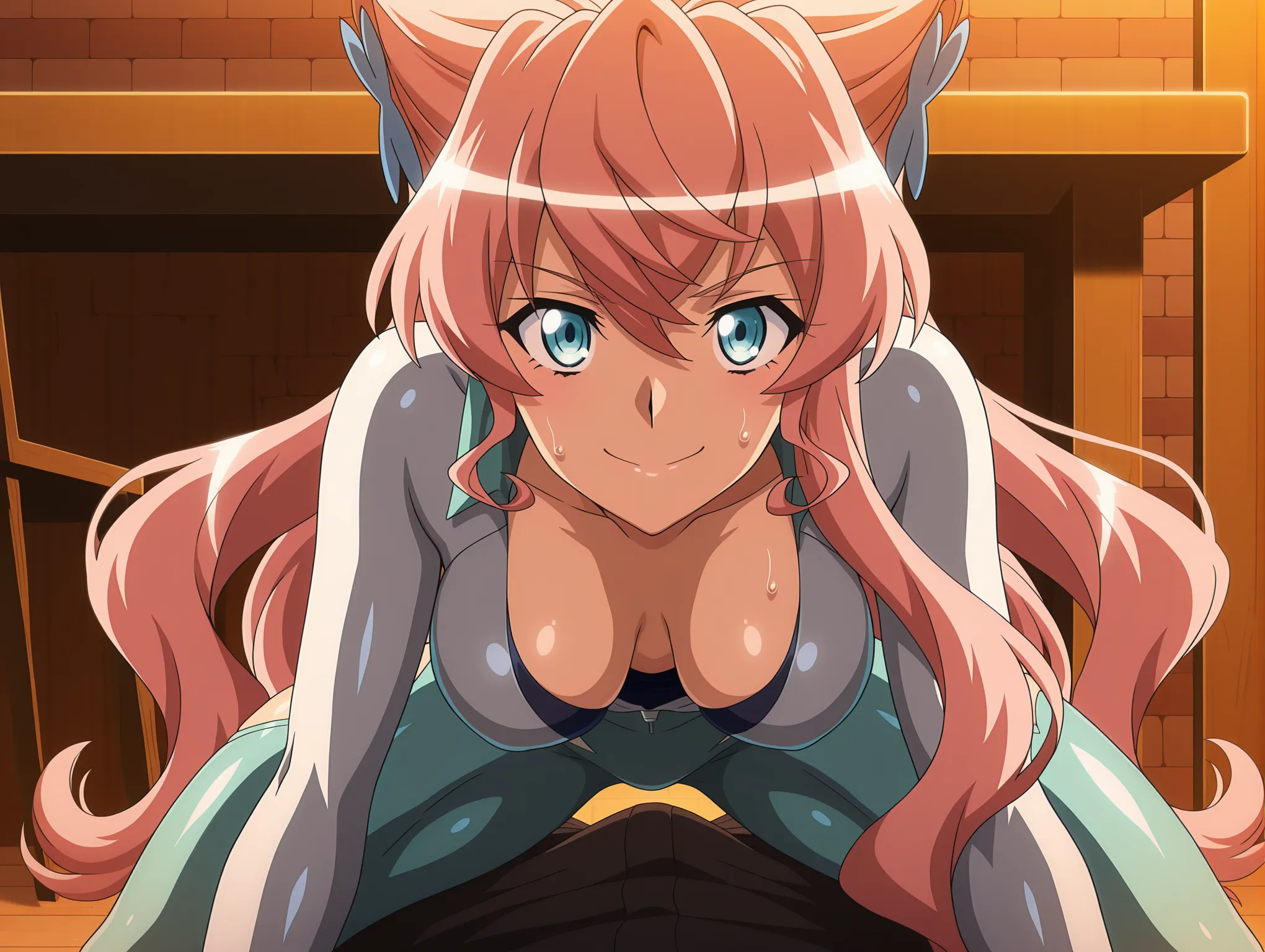 胸チラ