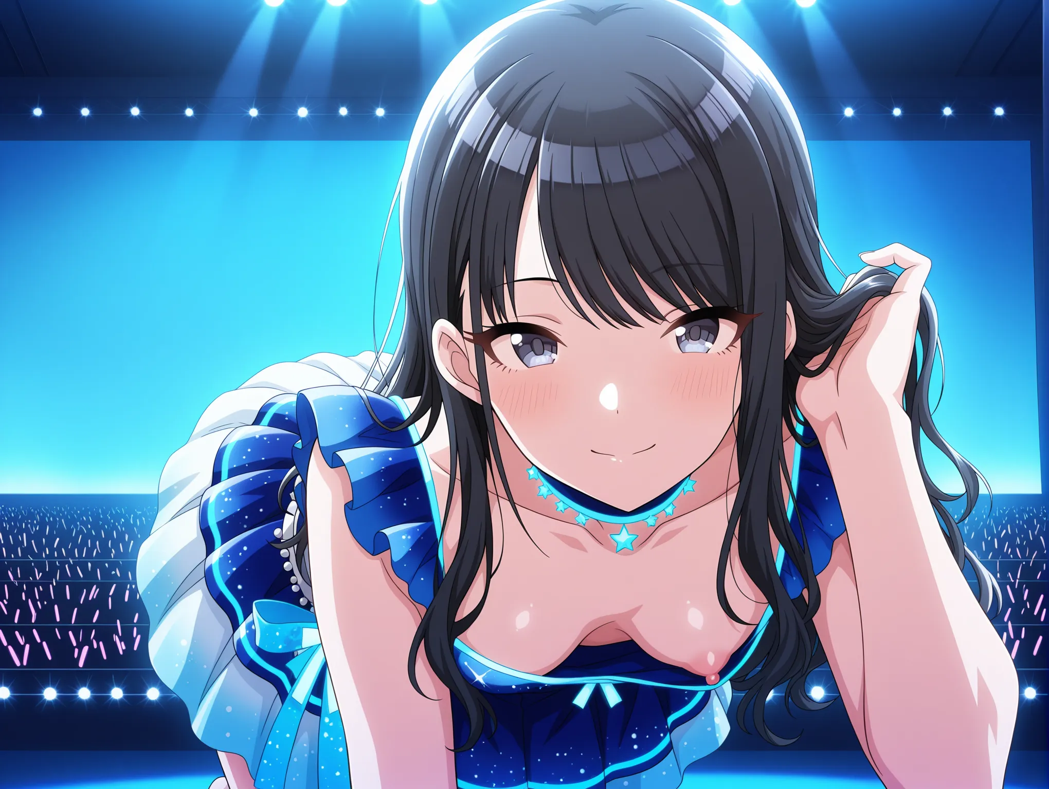 胸チラ