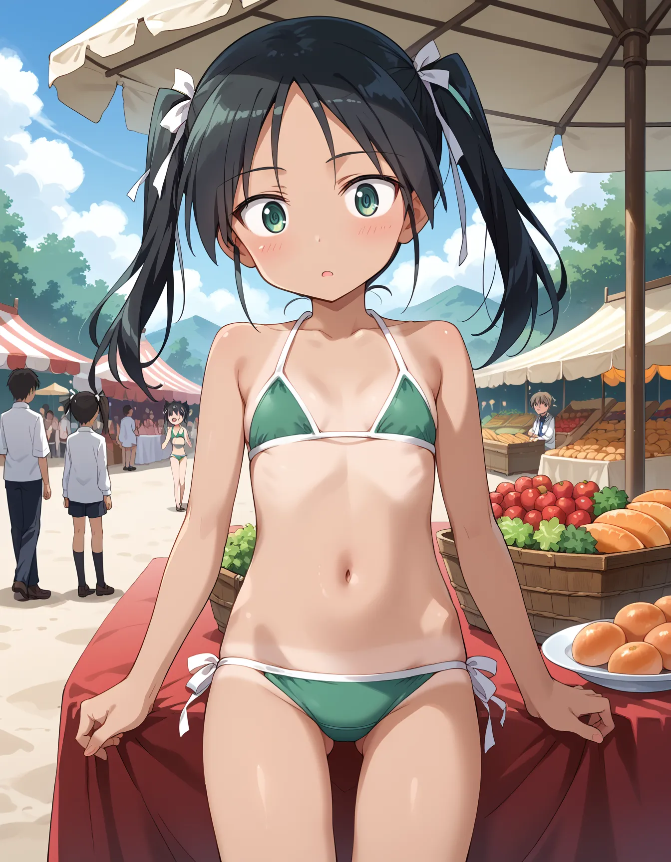 谷間