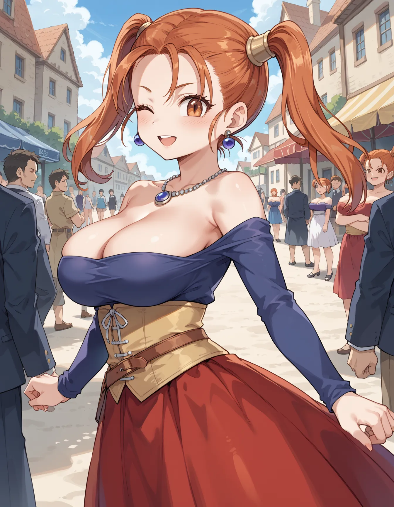 谷間