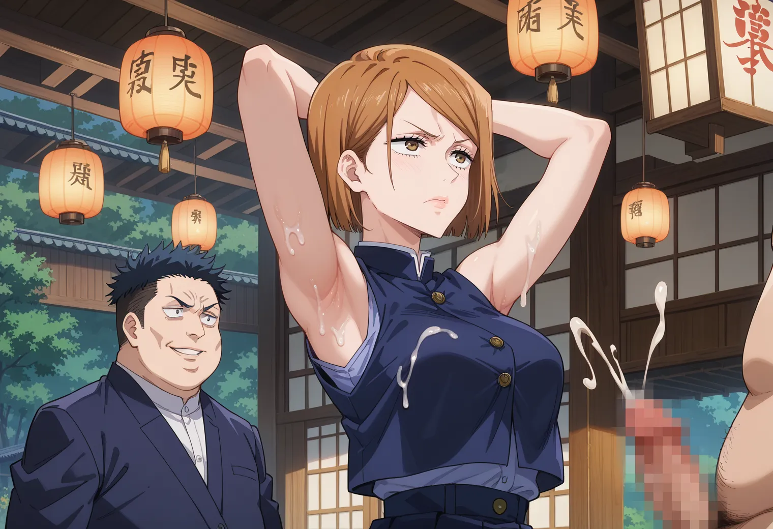 腋コキ