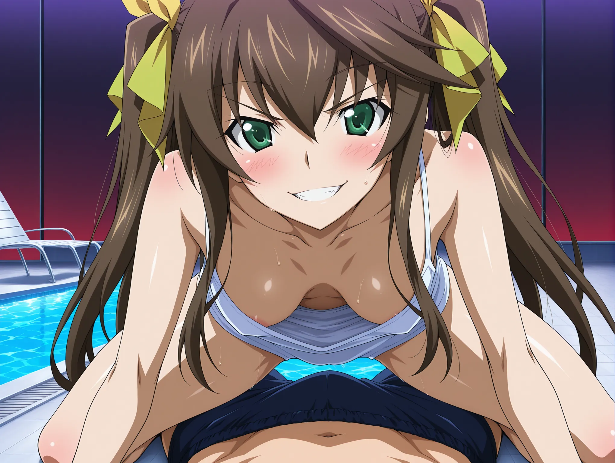 胸チラ