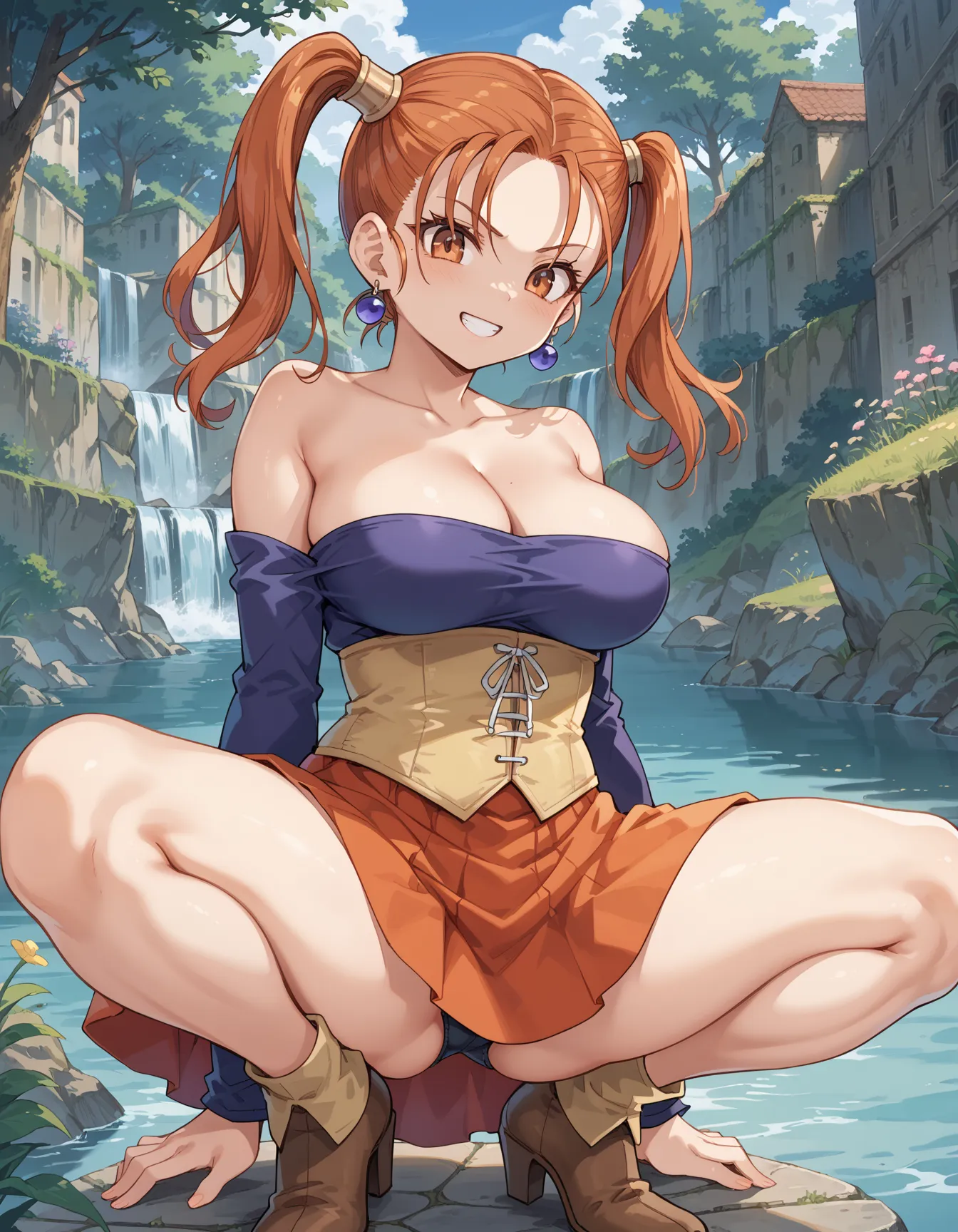 谷間