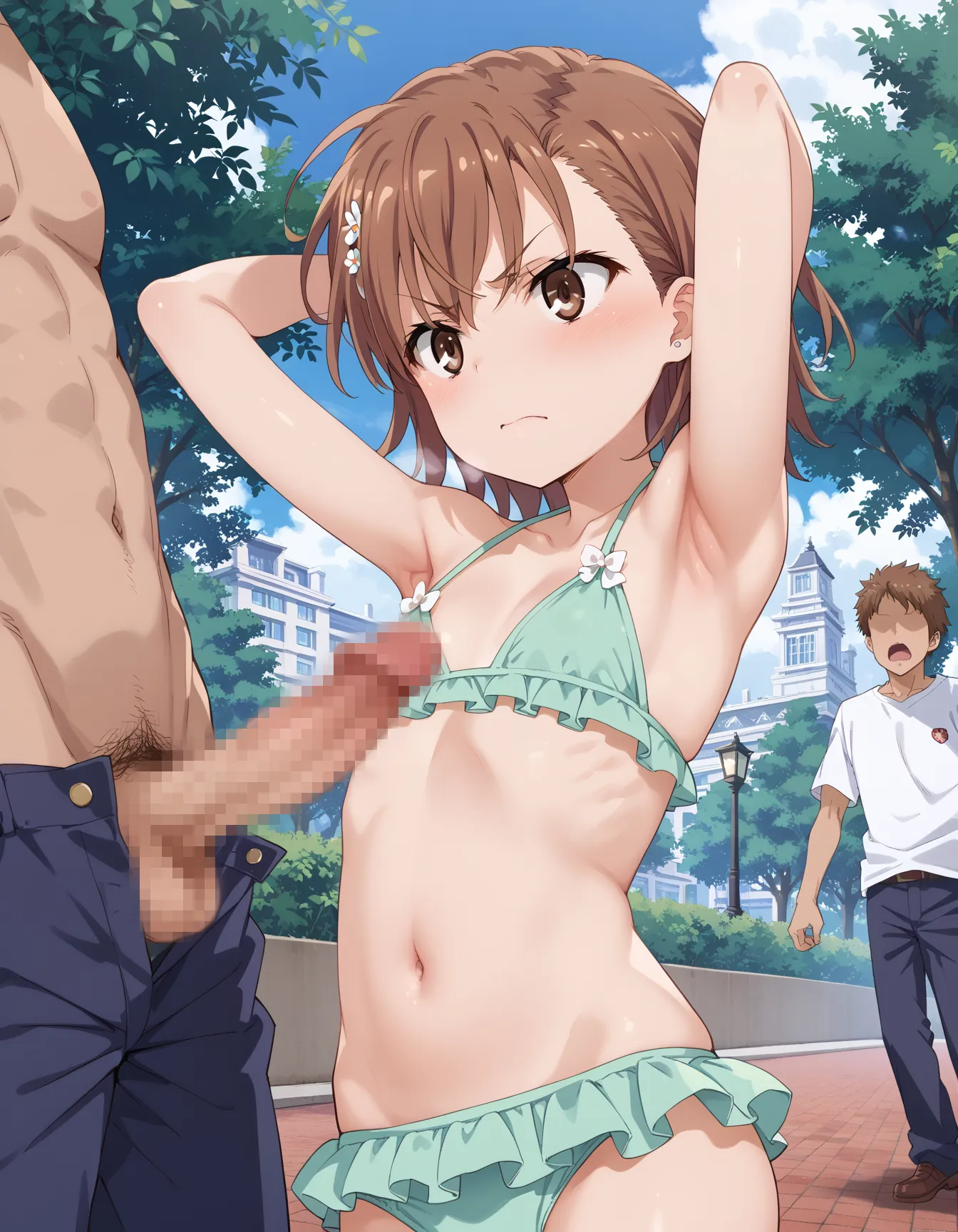 腋コキ