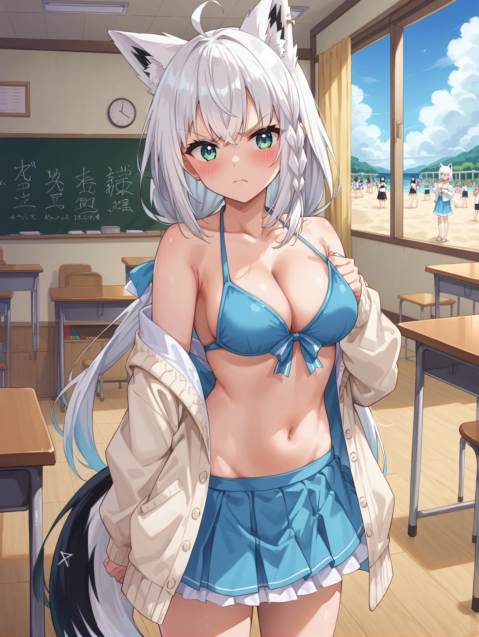 谷間