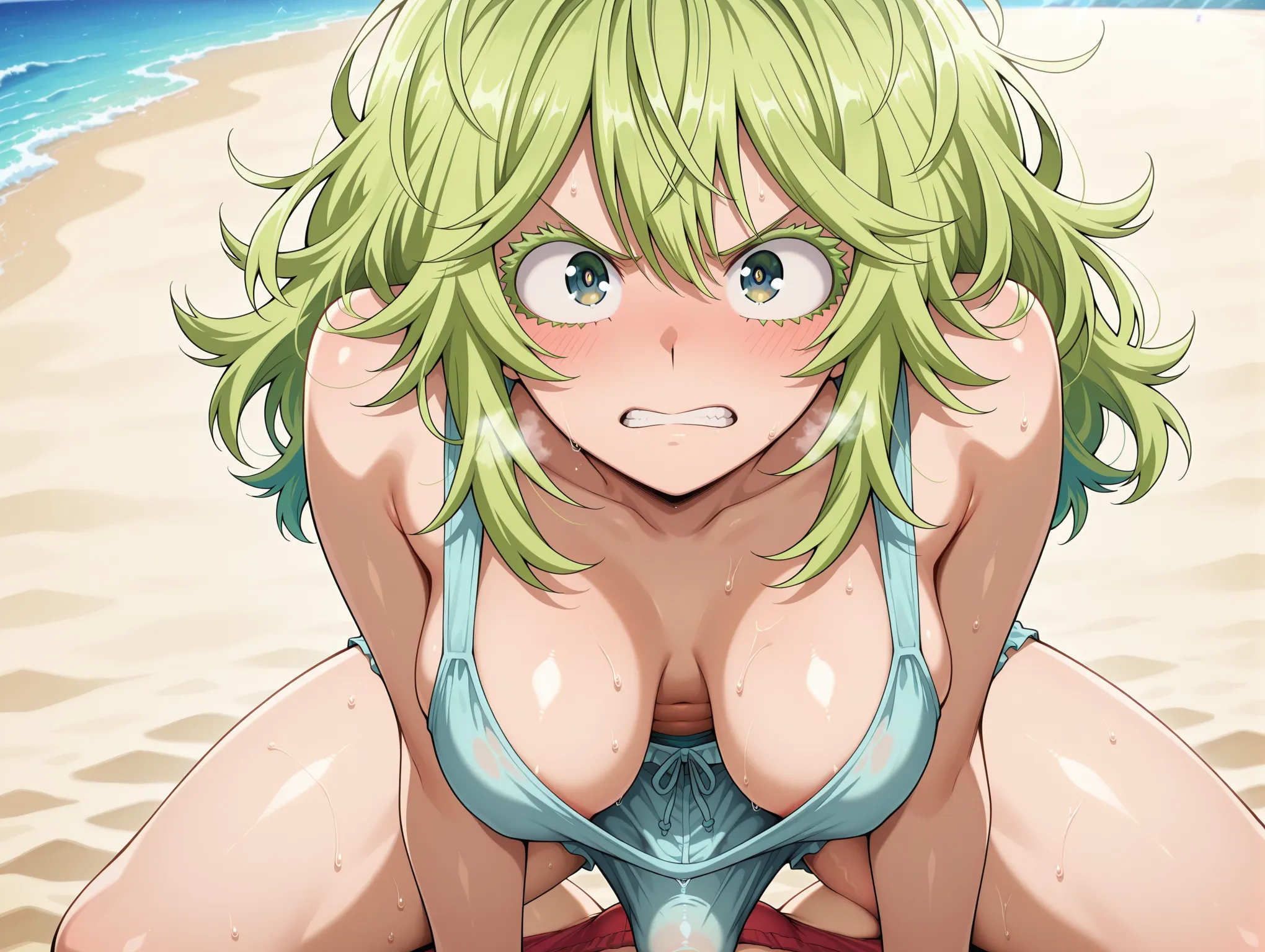 胸チラ
