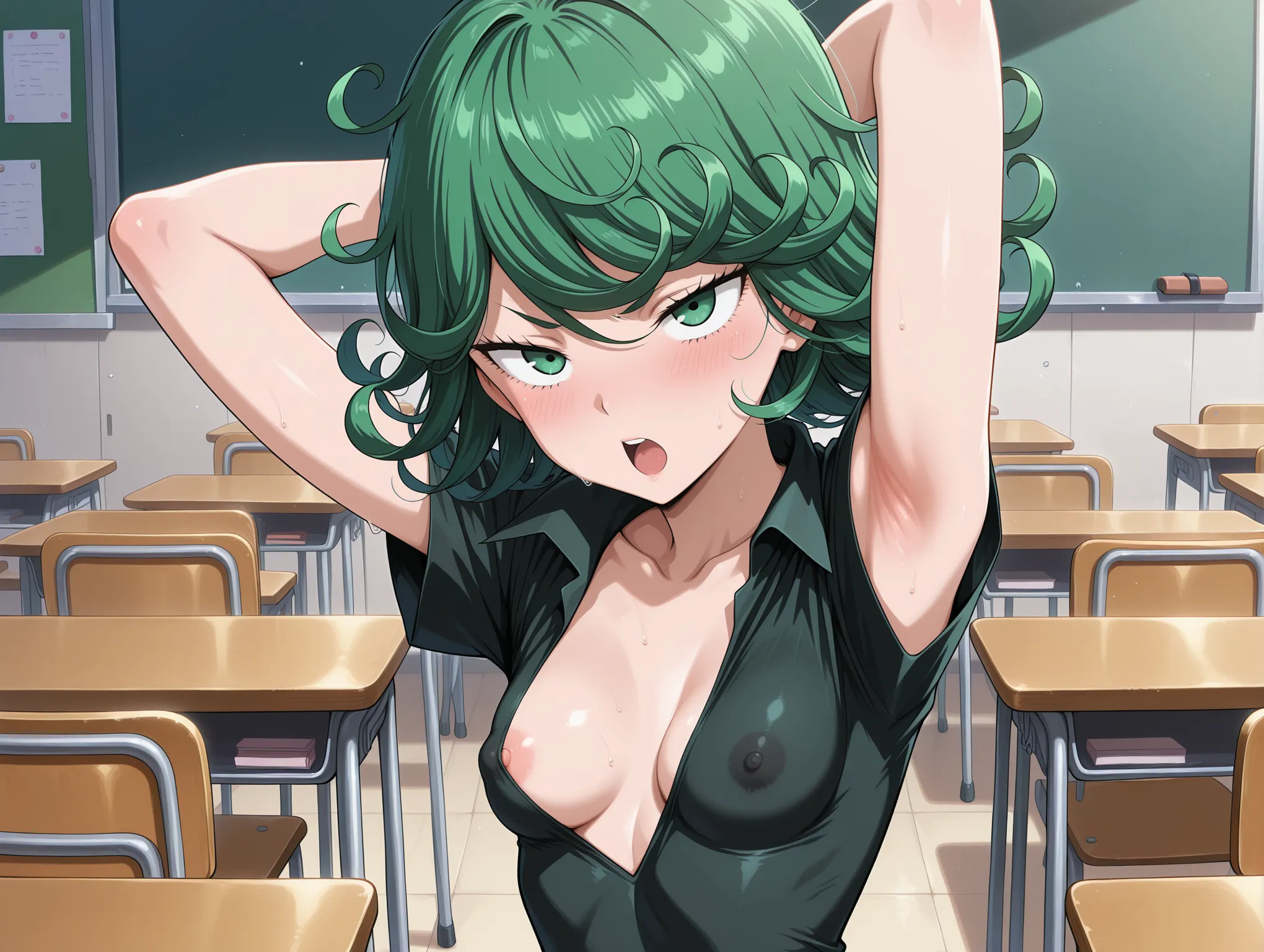 胸チラ
