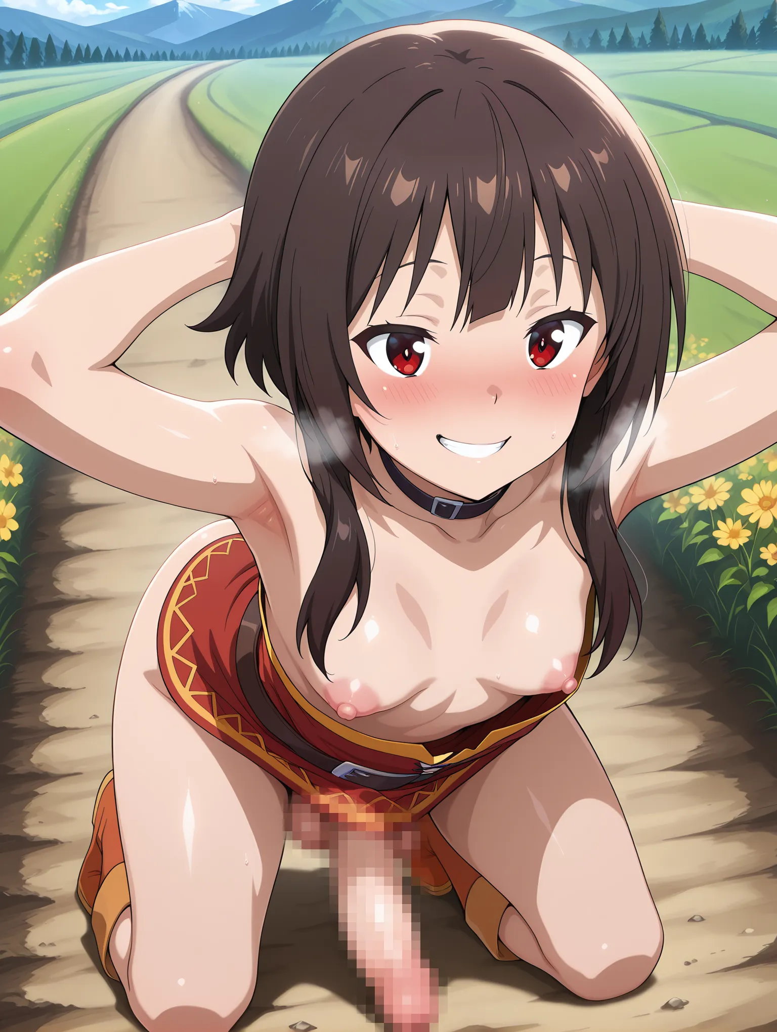 胸チラ