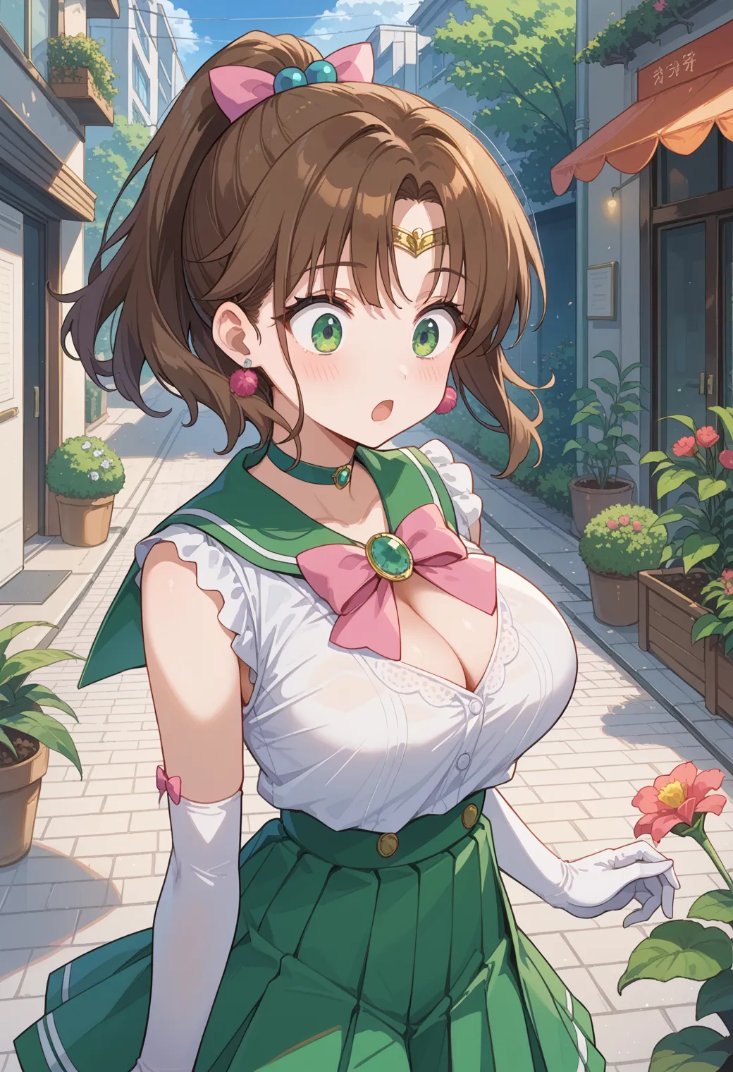 谷間