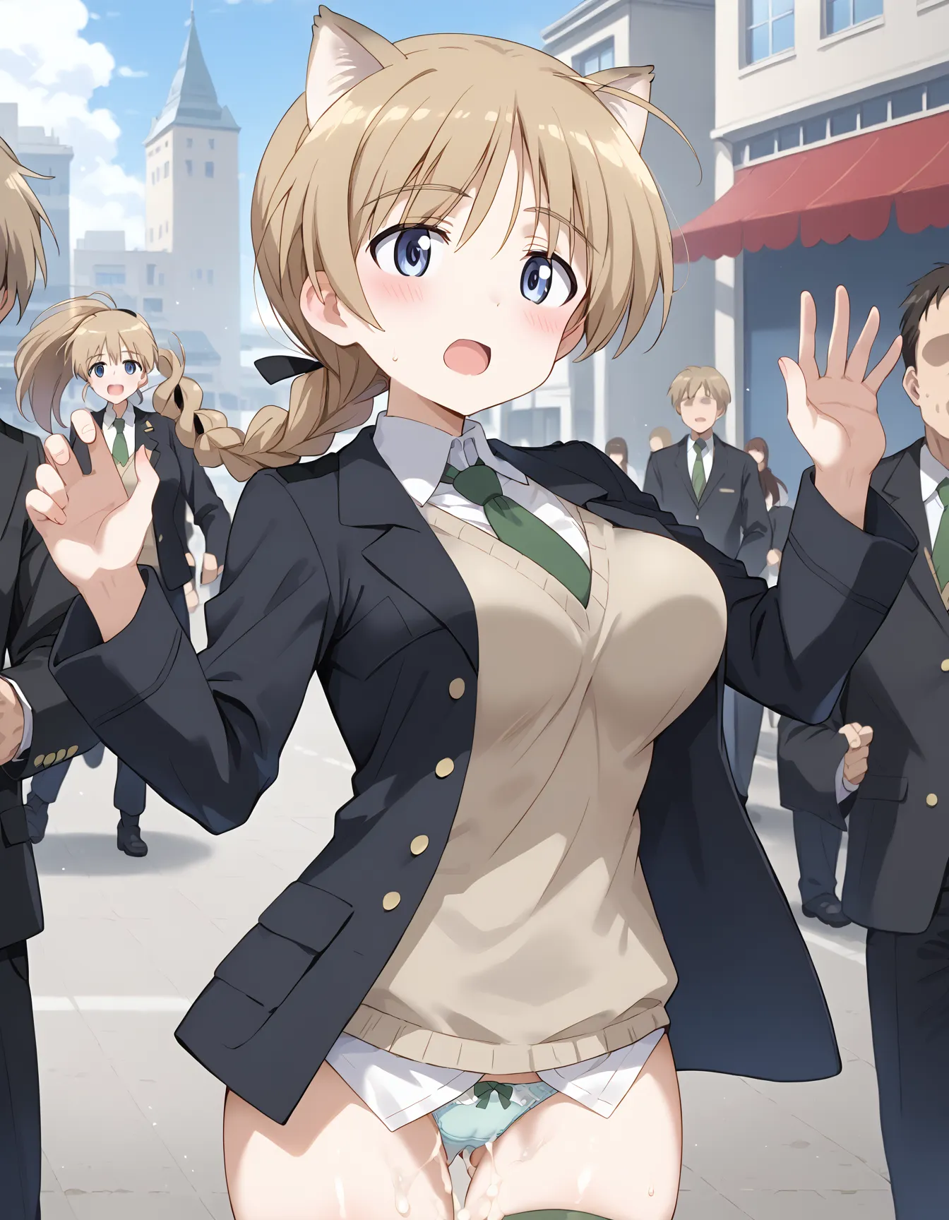 腋コキ