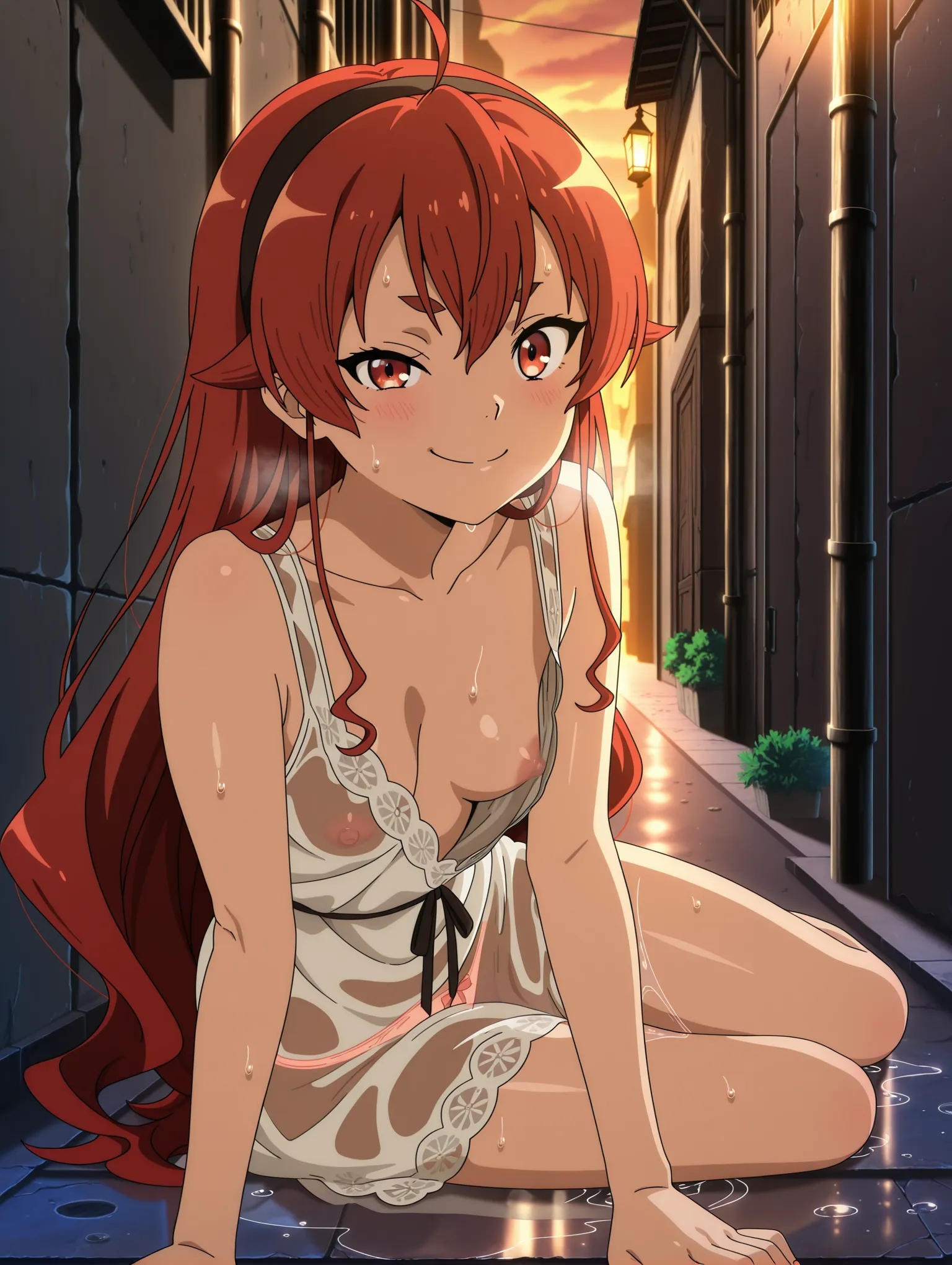 胸チラ