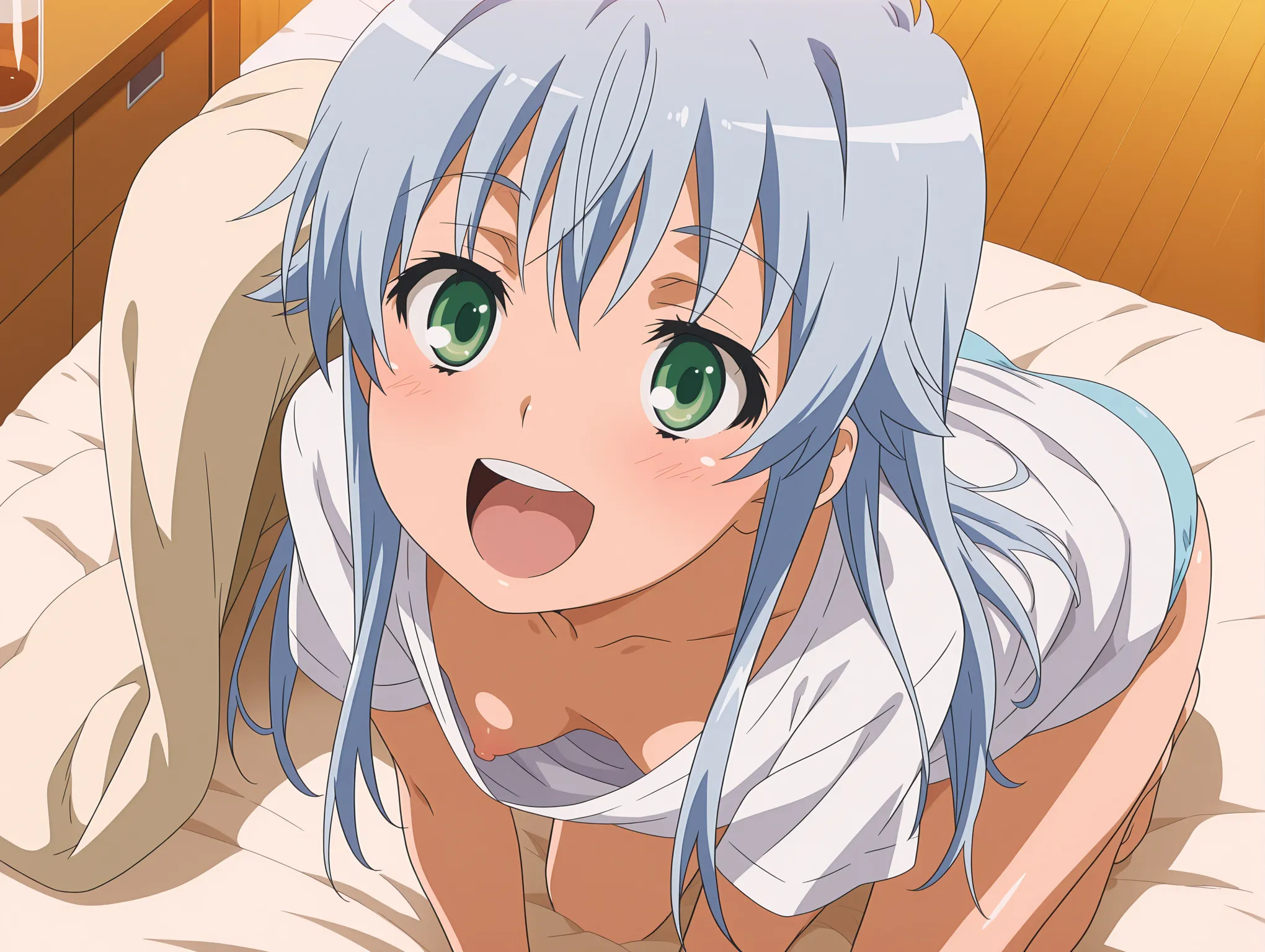胸チラ