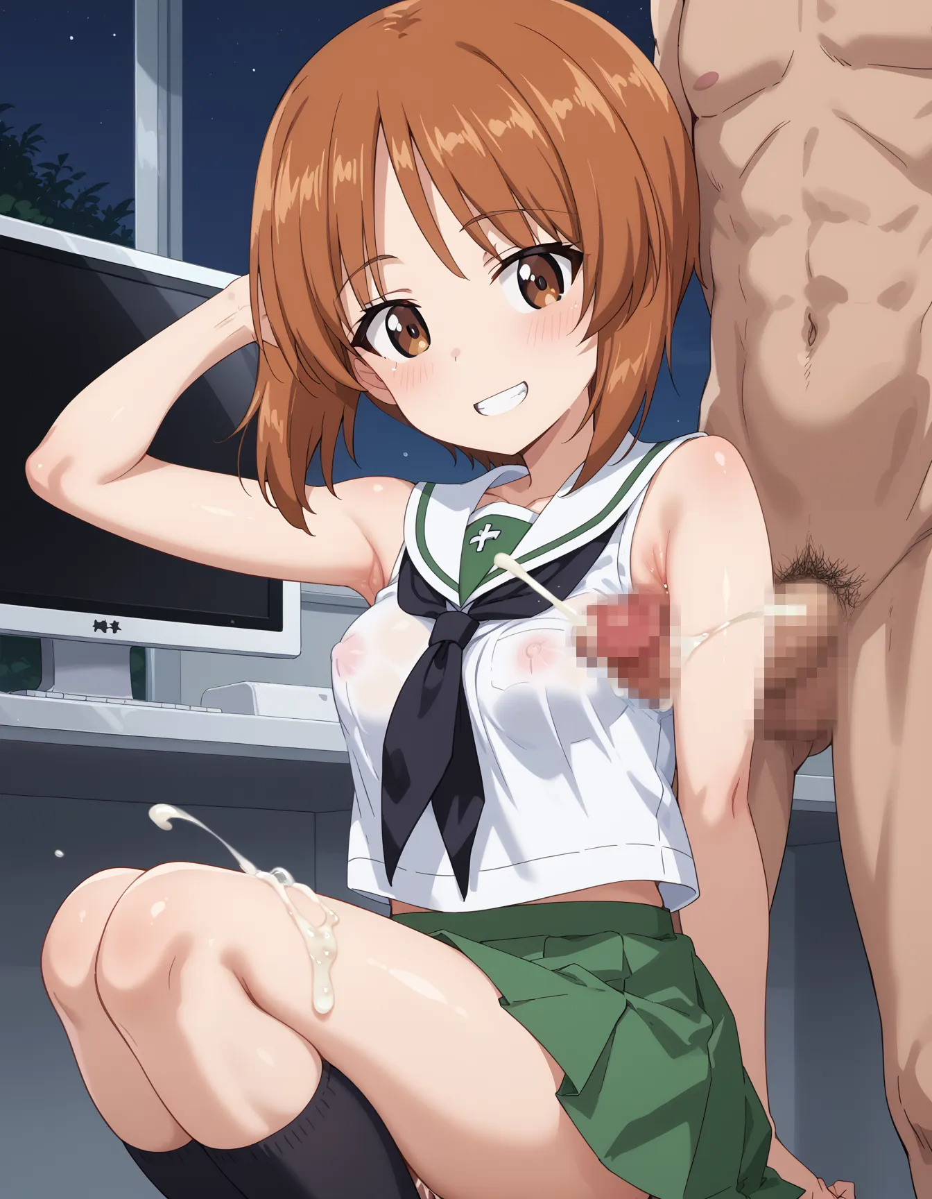 腋コキ