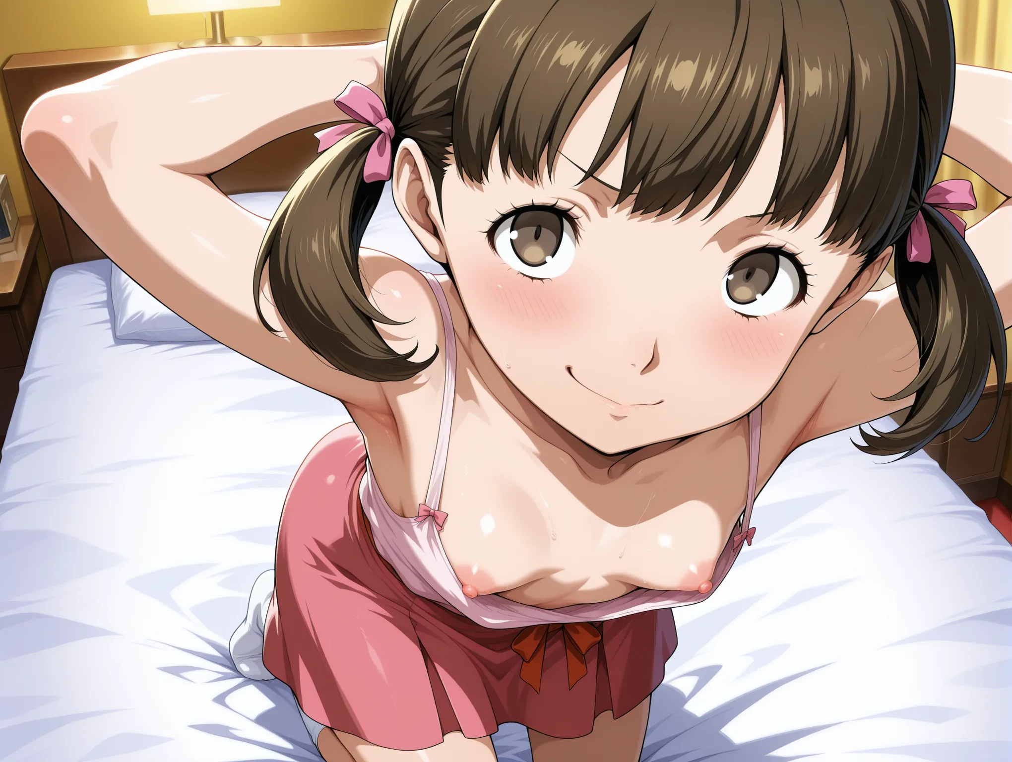 胸チラ