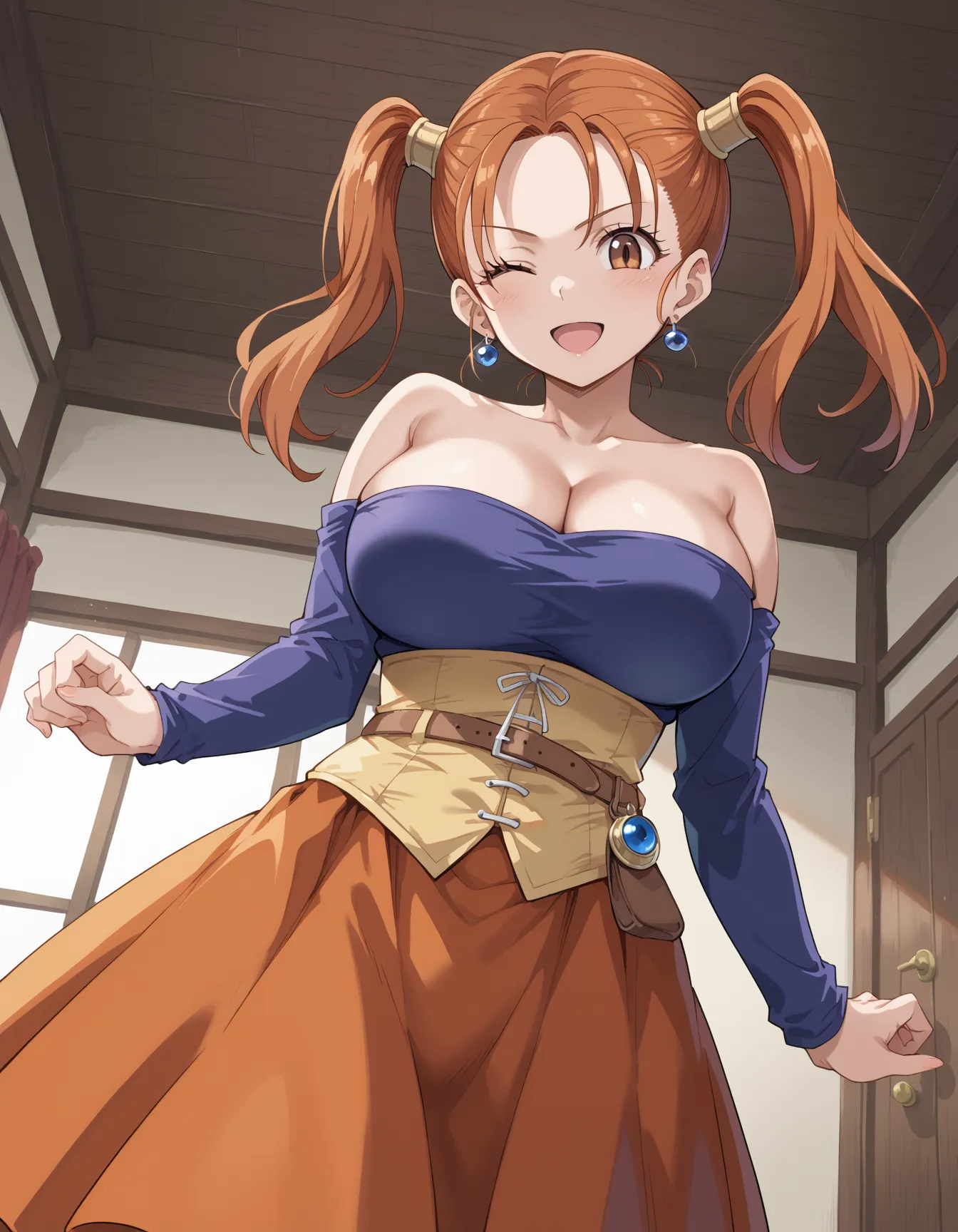 谷間