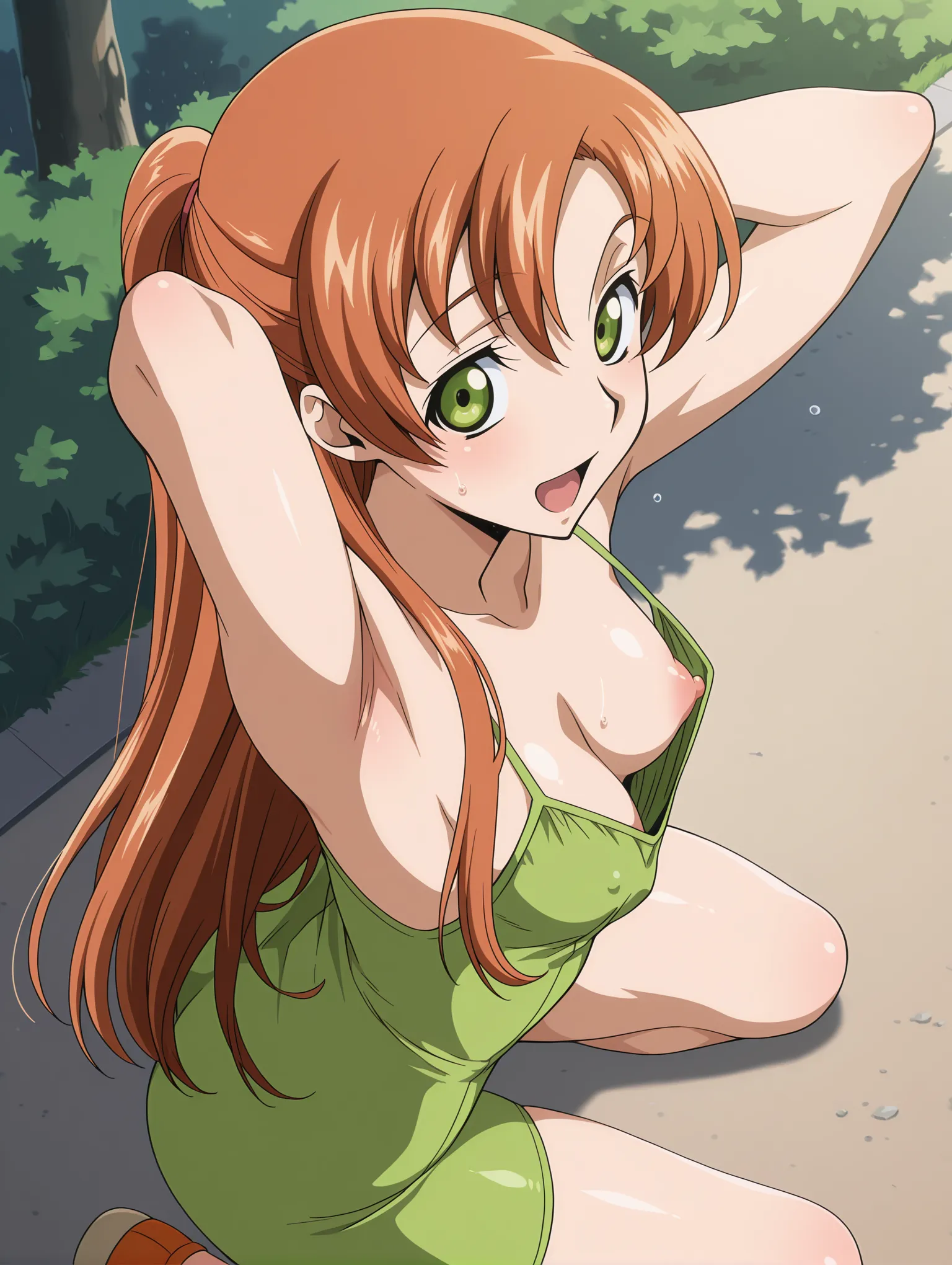胸チラ