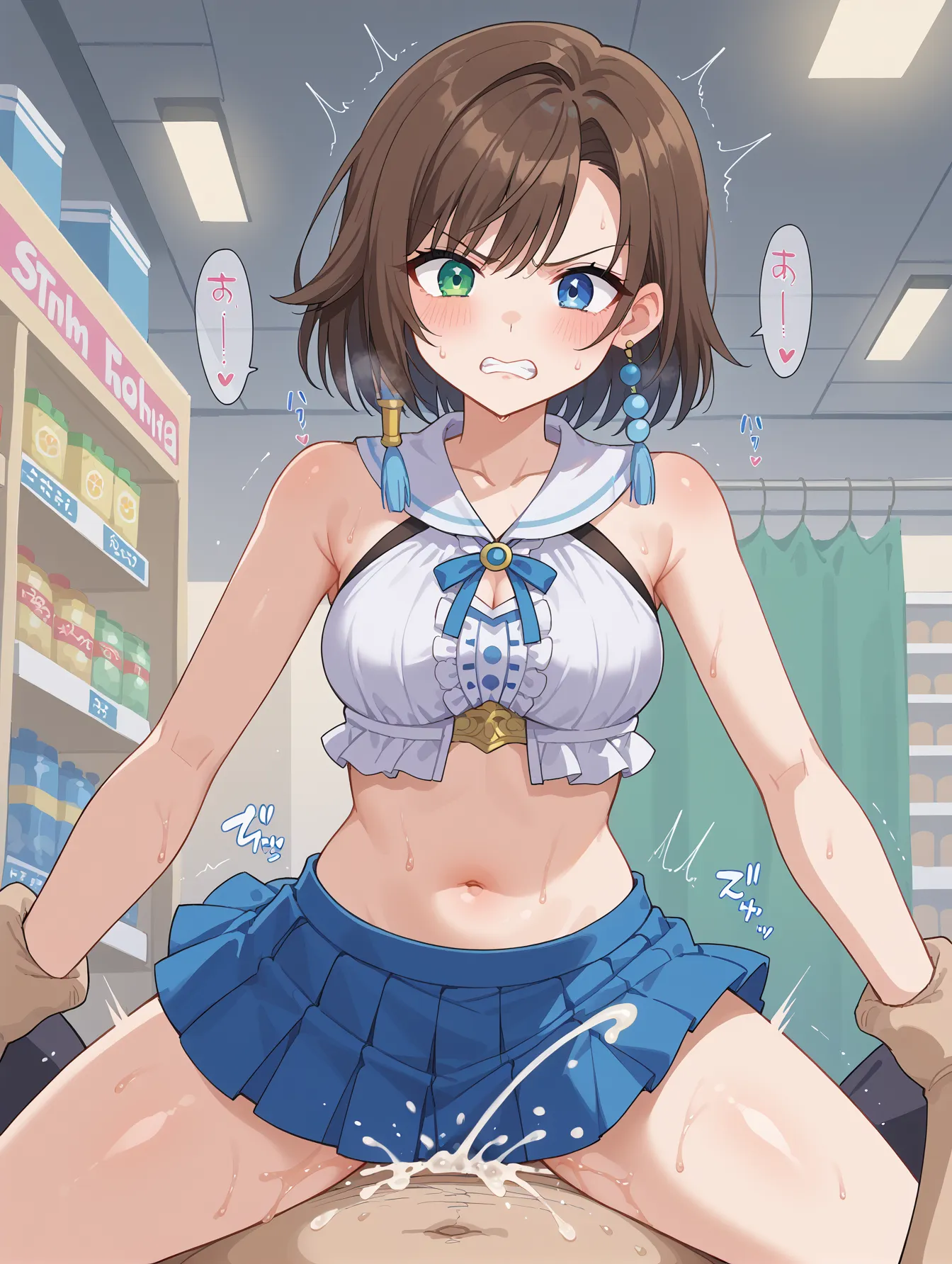 ちんぐり騎乗位