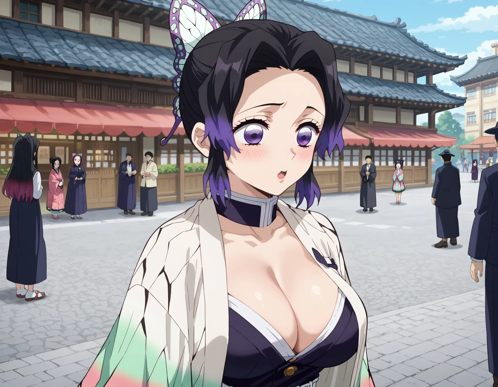 谷間