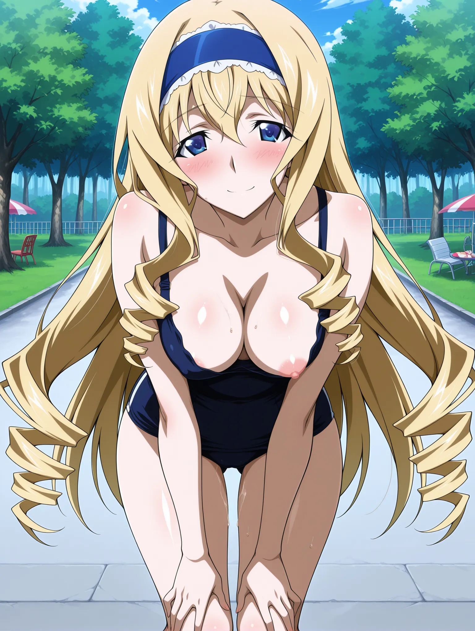 胸チラ