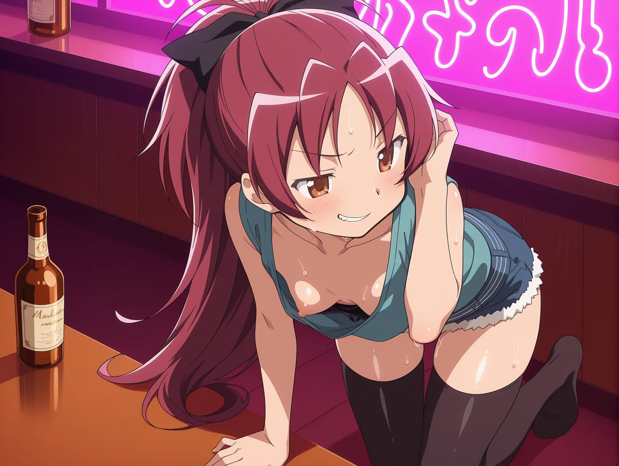 胸チラ