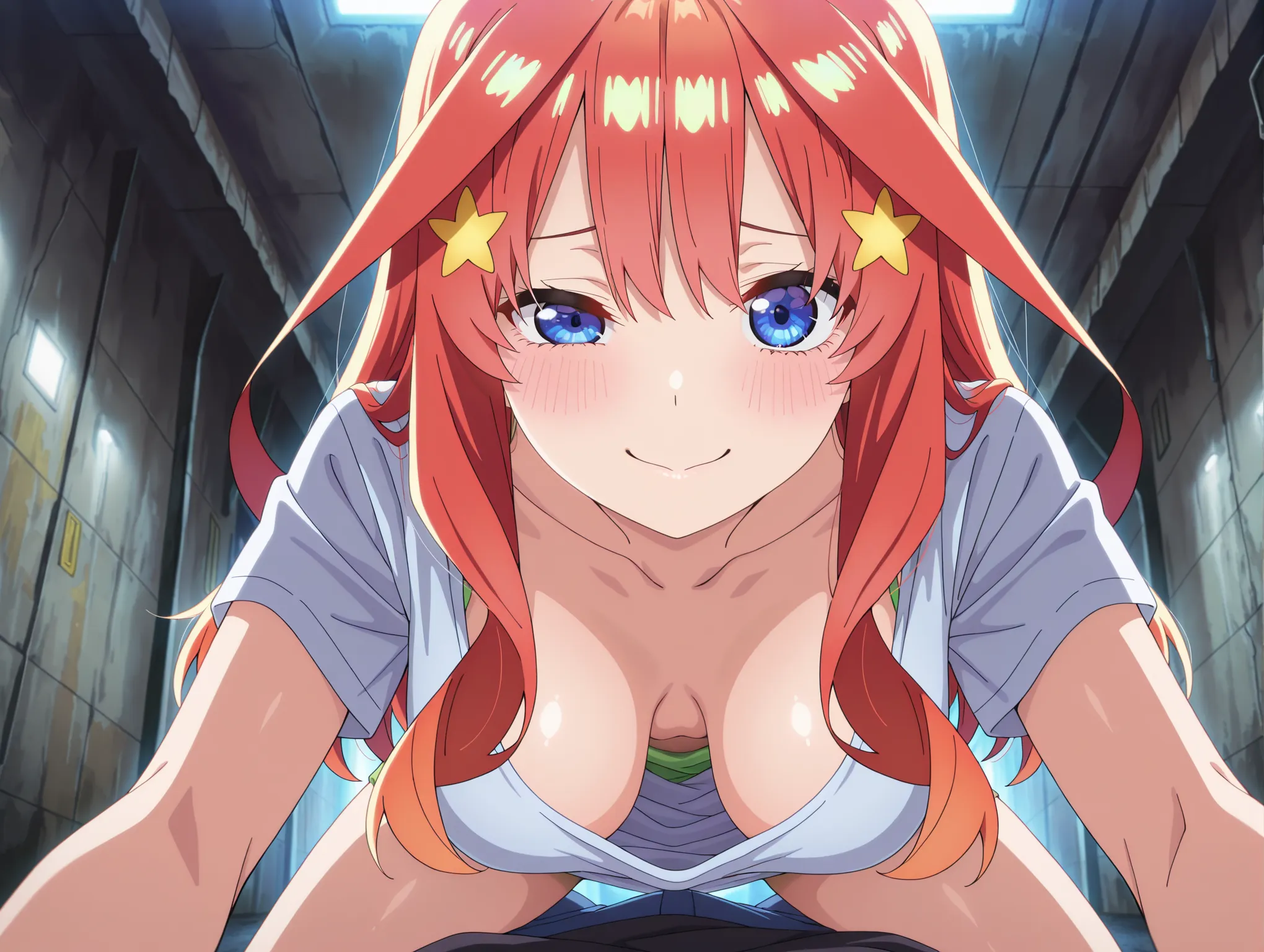 胸チラ