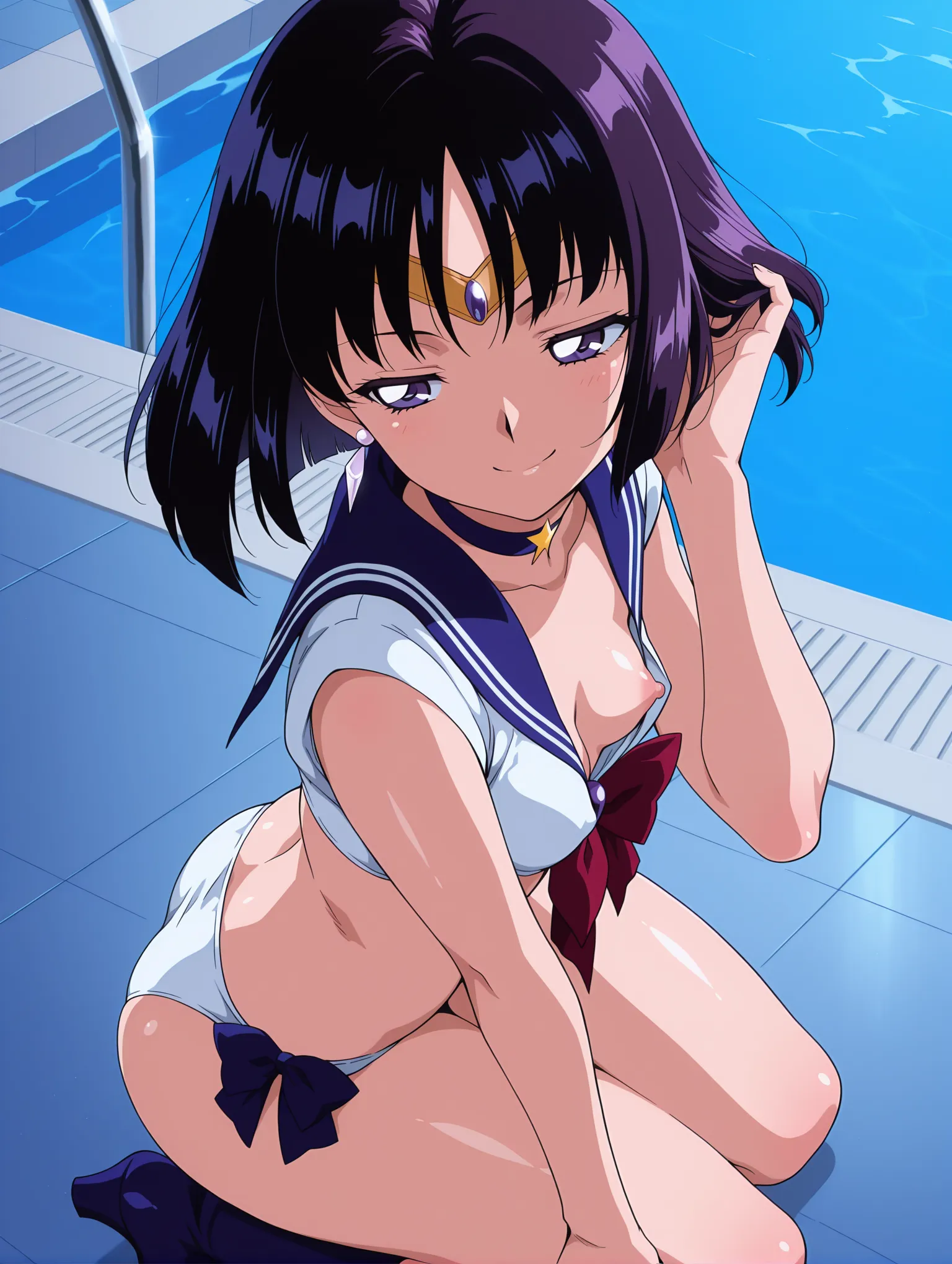 胸チラ