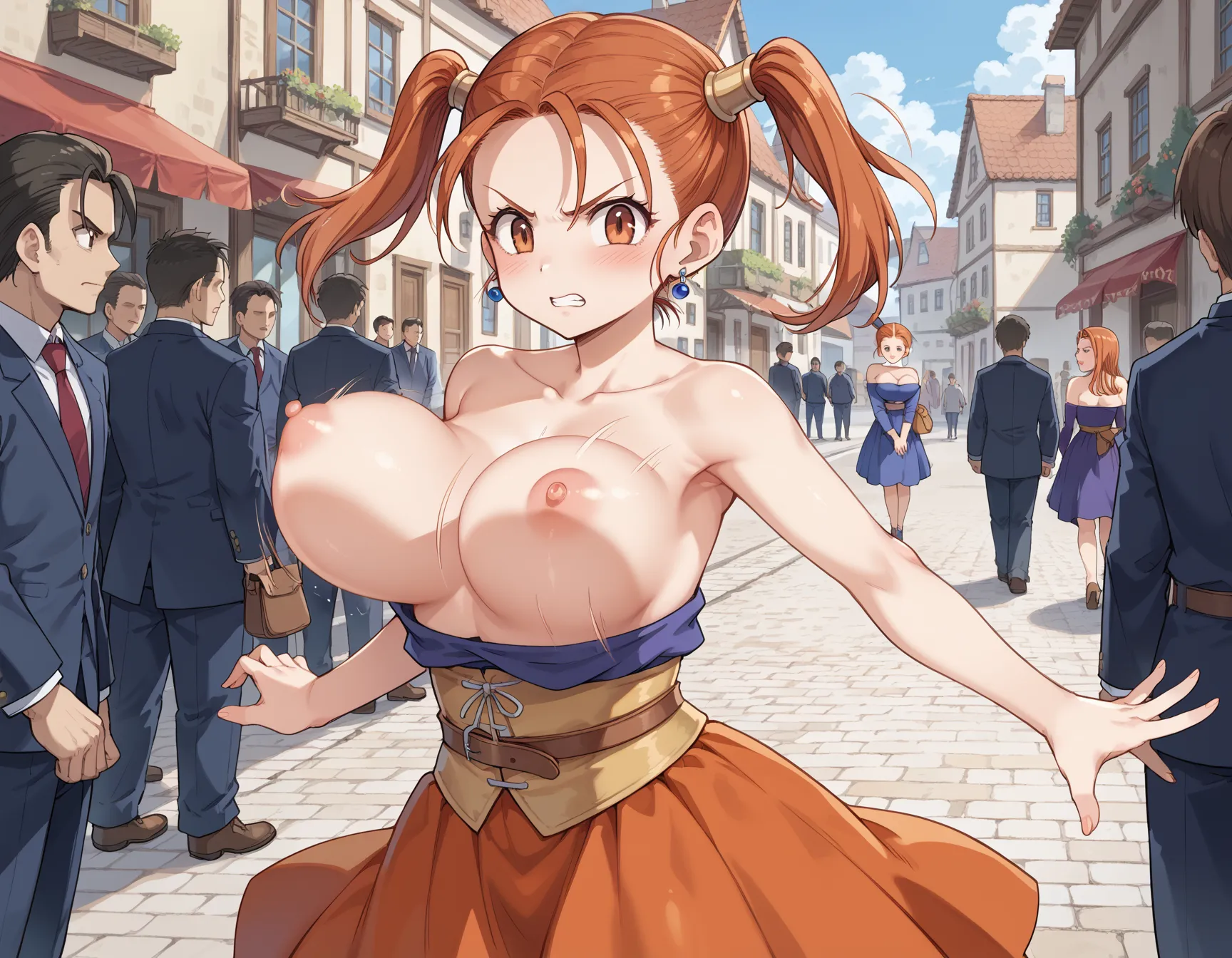 谷間