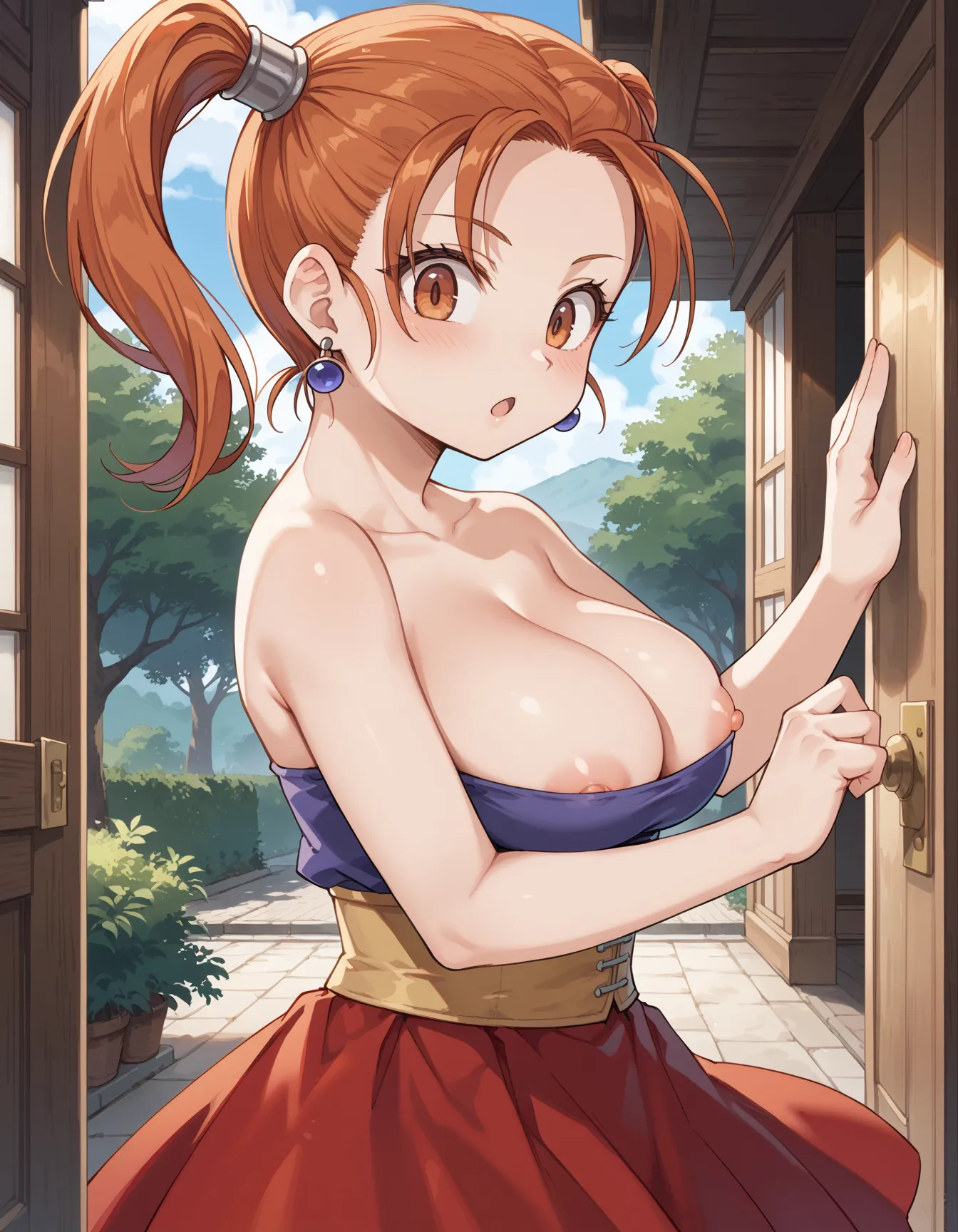 谷間