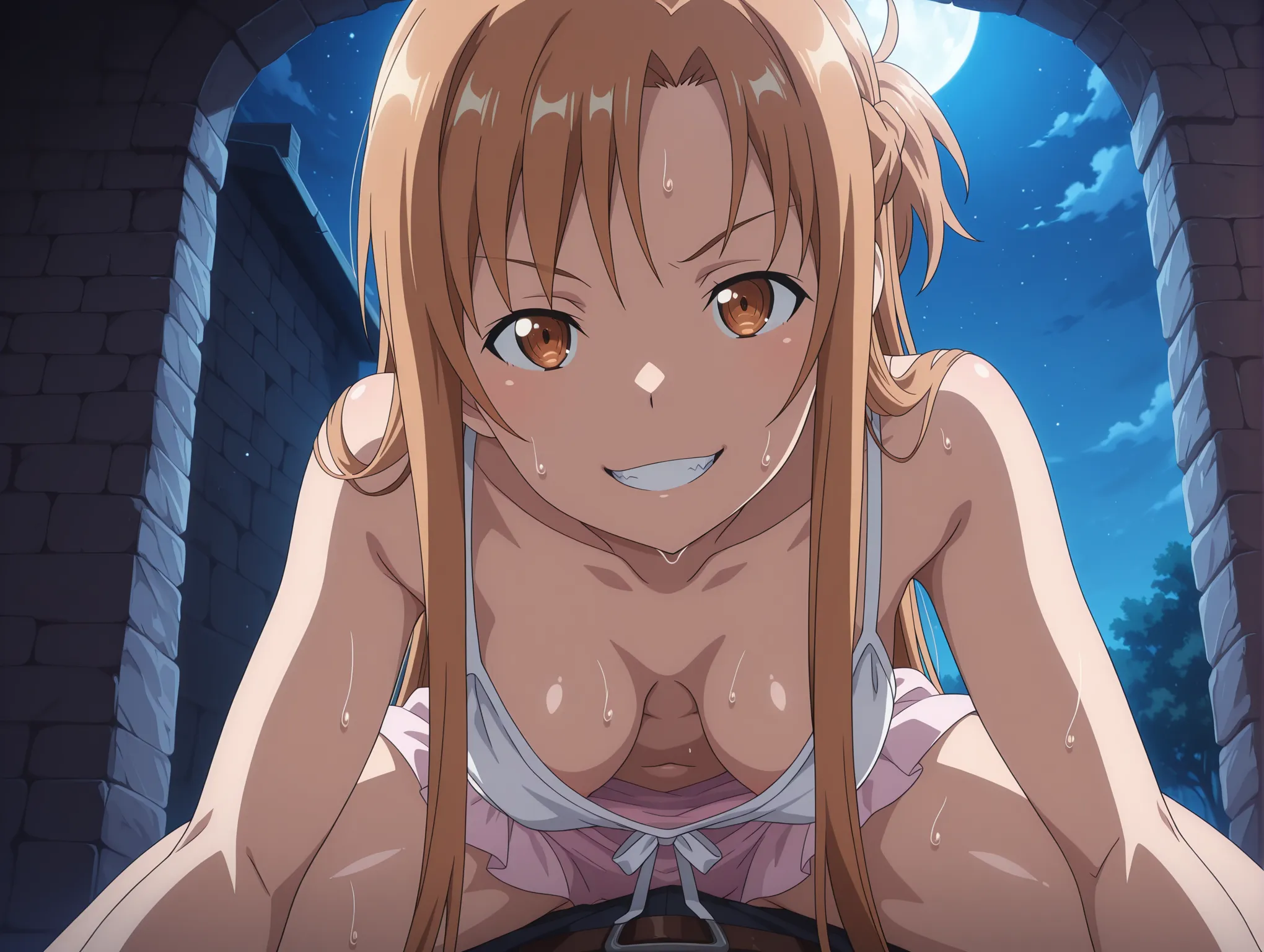 胸チラ