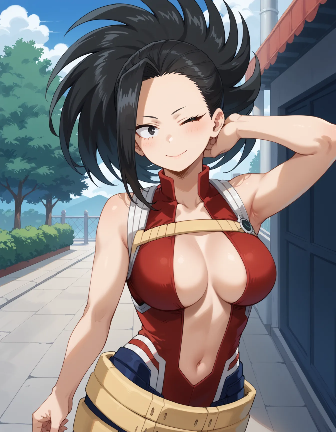 谷間