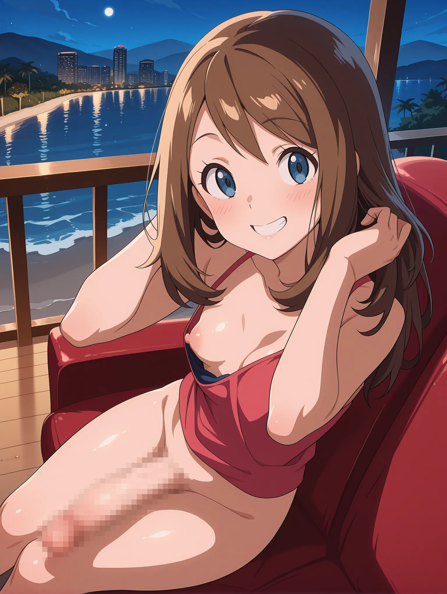 胸チラ