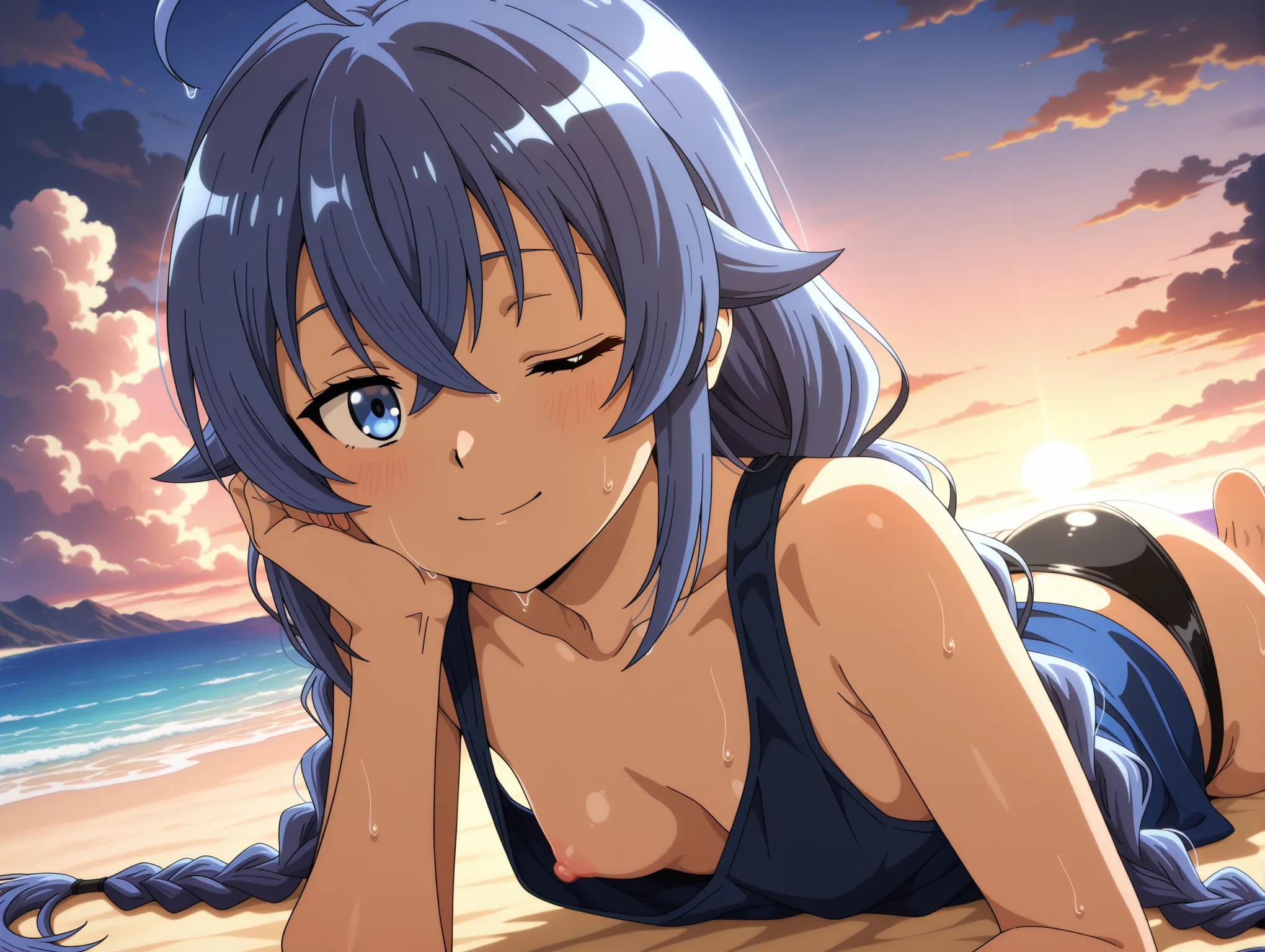 胸チラ
