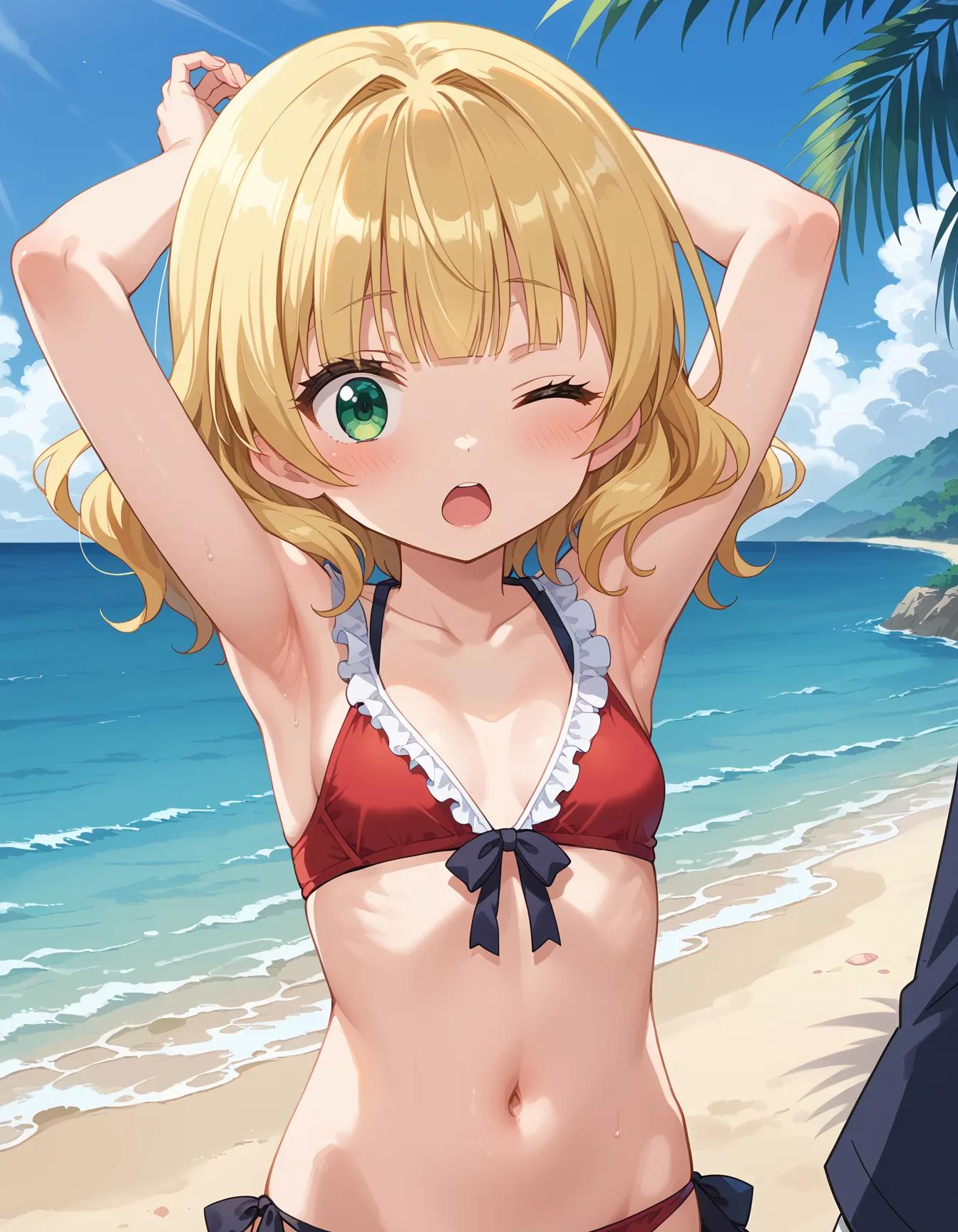 腋コキ