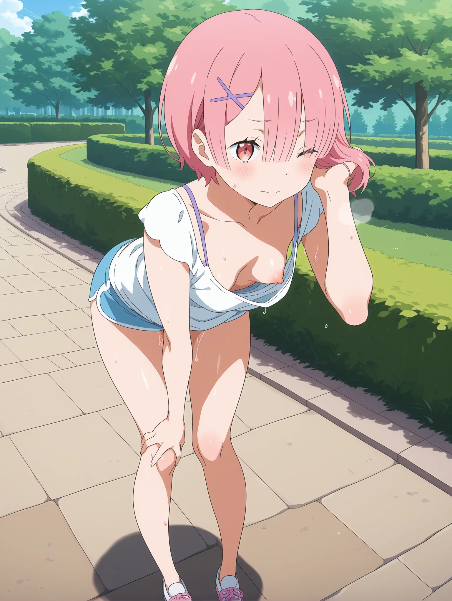 胸チラ