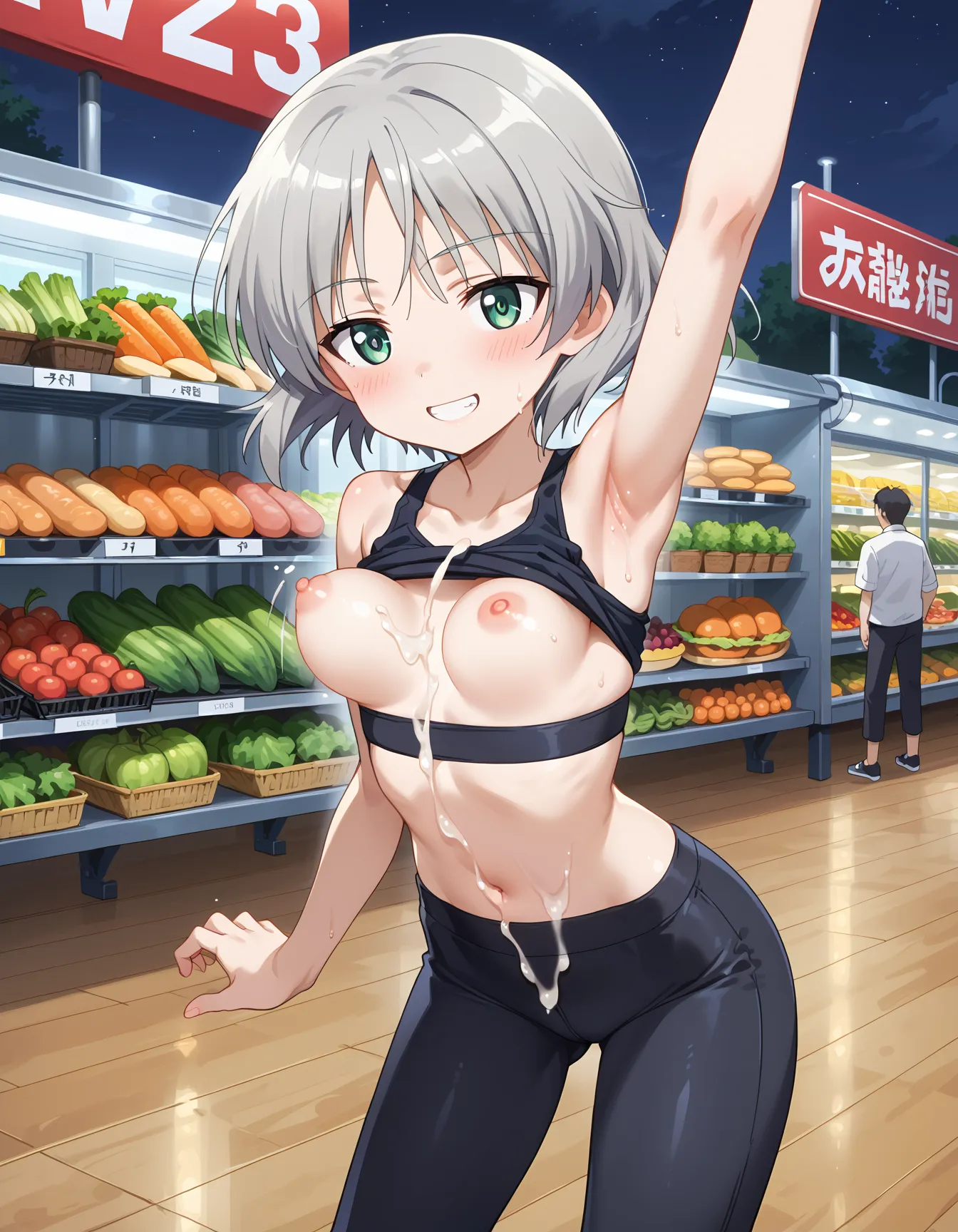 腋コキ