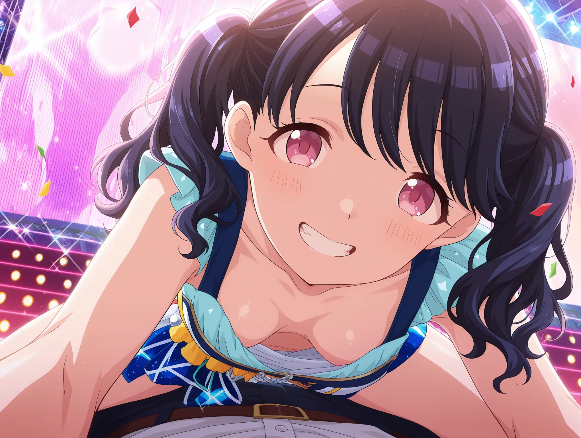 胸チラ