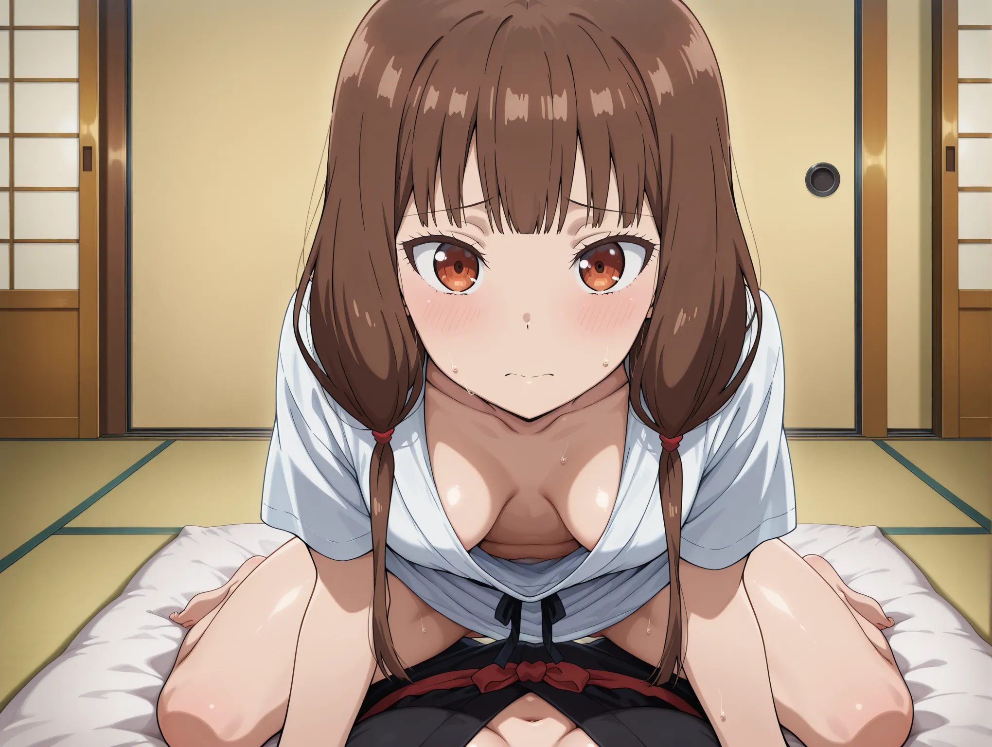 胸チラ