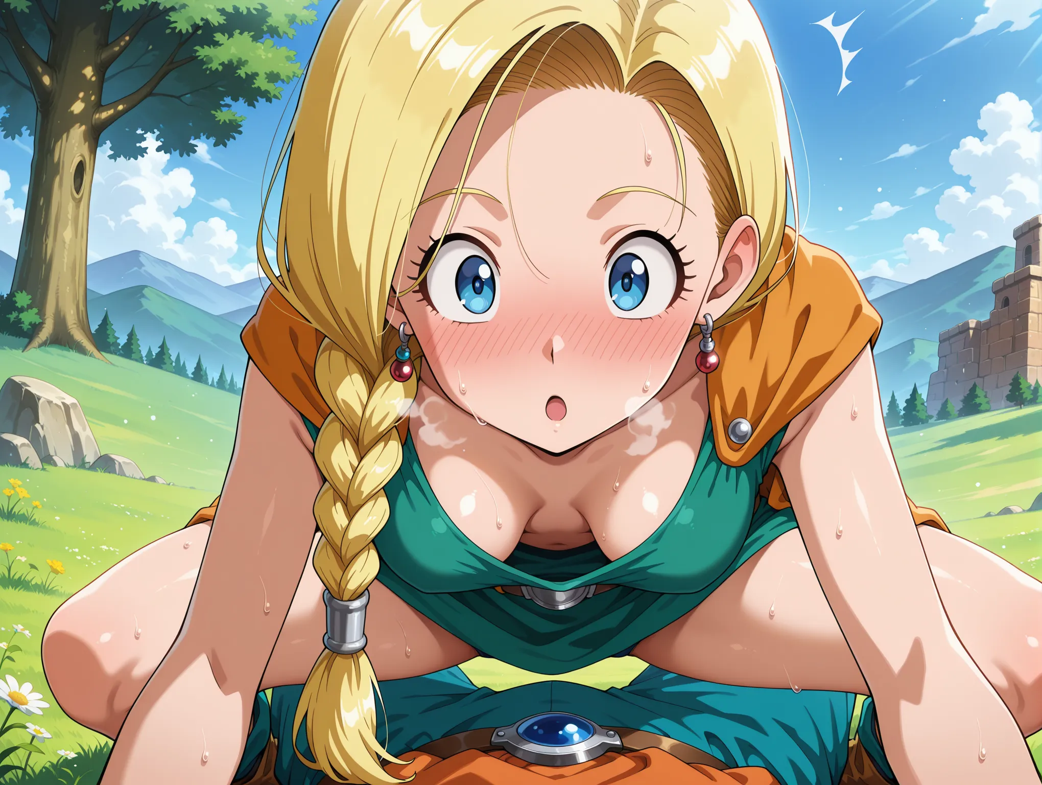 胸チラ