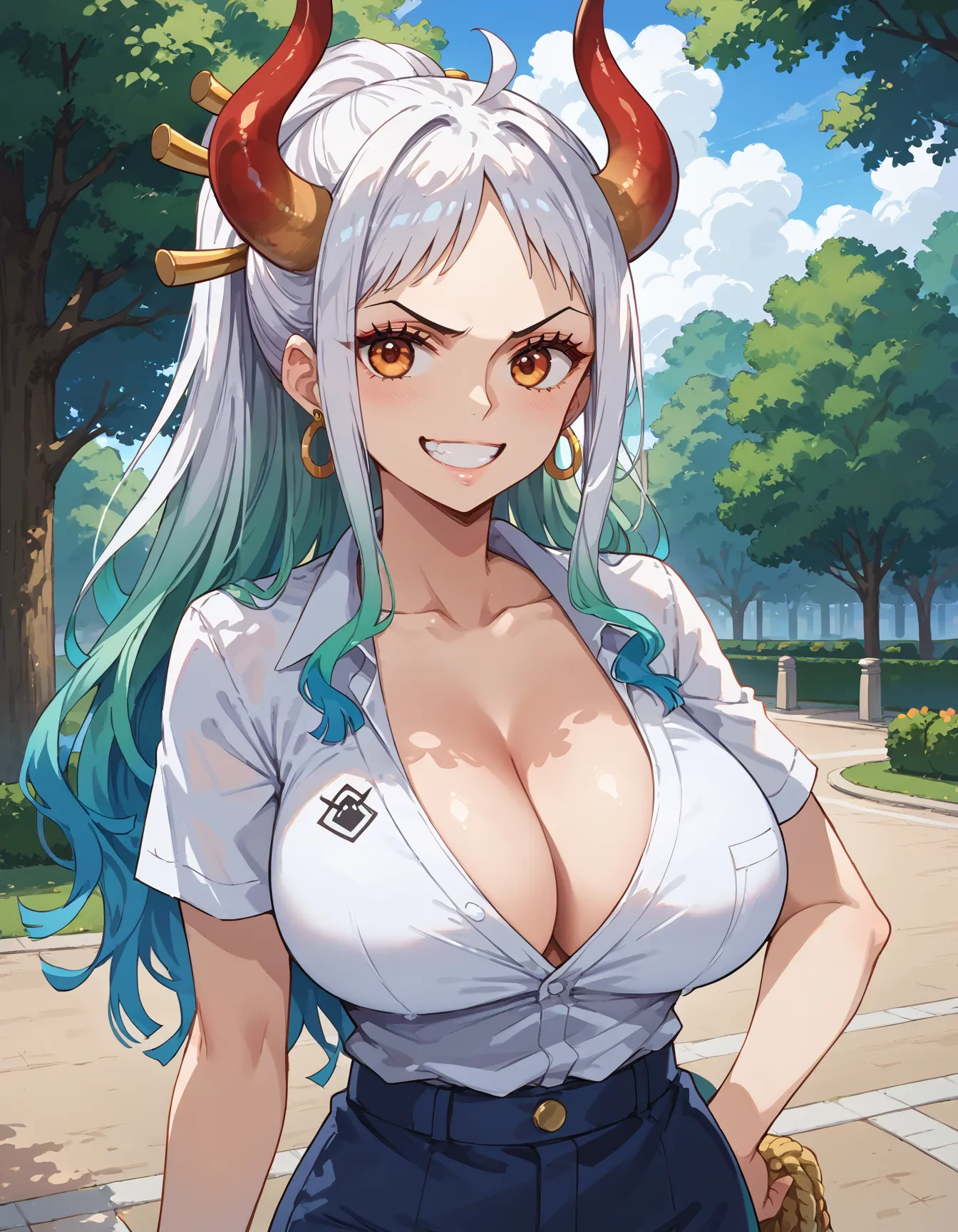 谷間