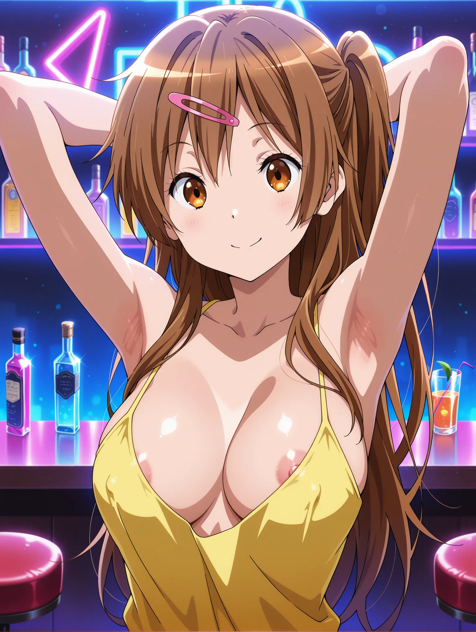 胸チラ
