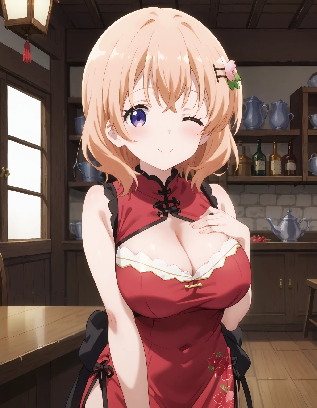 谷間